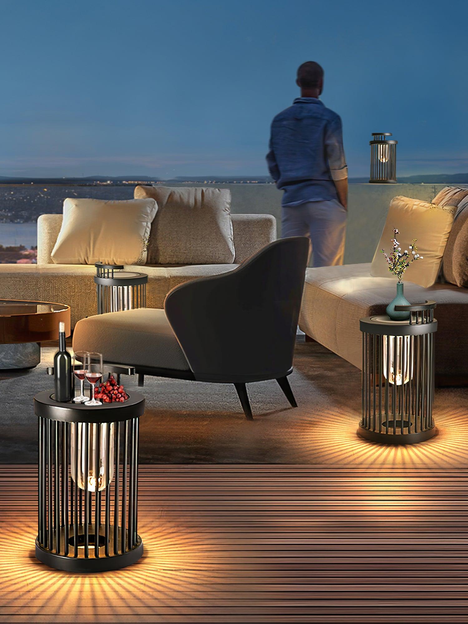 Cage Modern Acrylic Outdoor Light-Neutral Decor