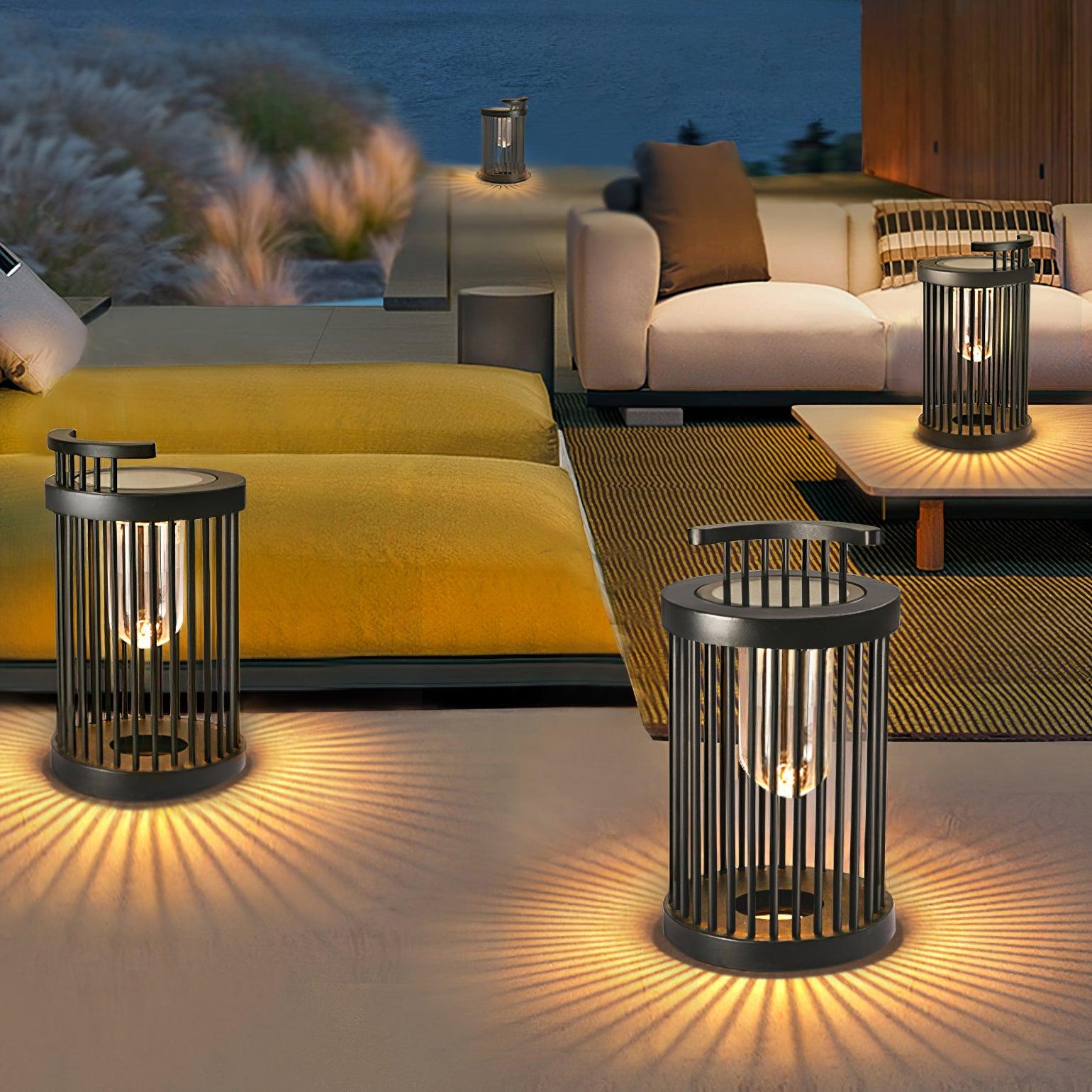 Cage Modern Acrylic Outdoor Light-Neutral Decor