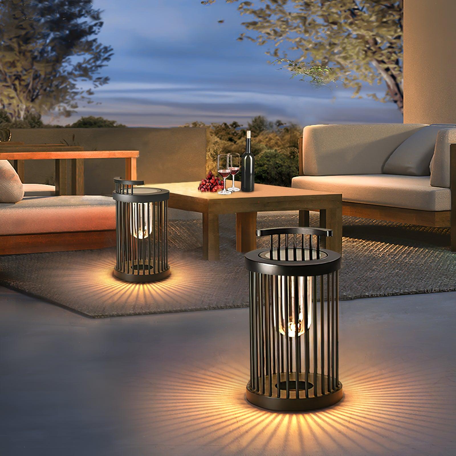 Cage Modern Acrylic Outdoor Light-Neutral Decor