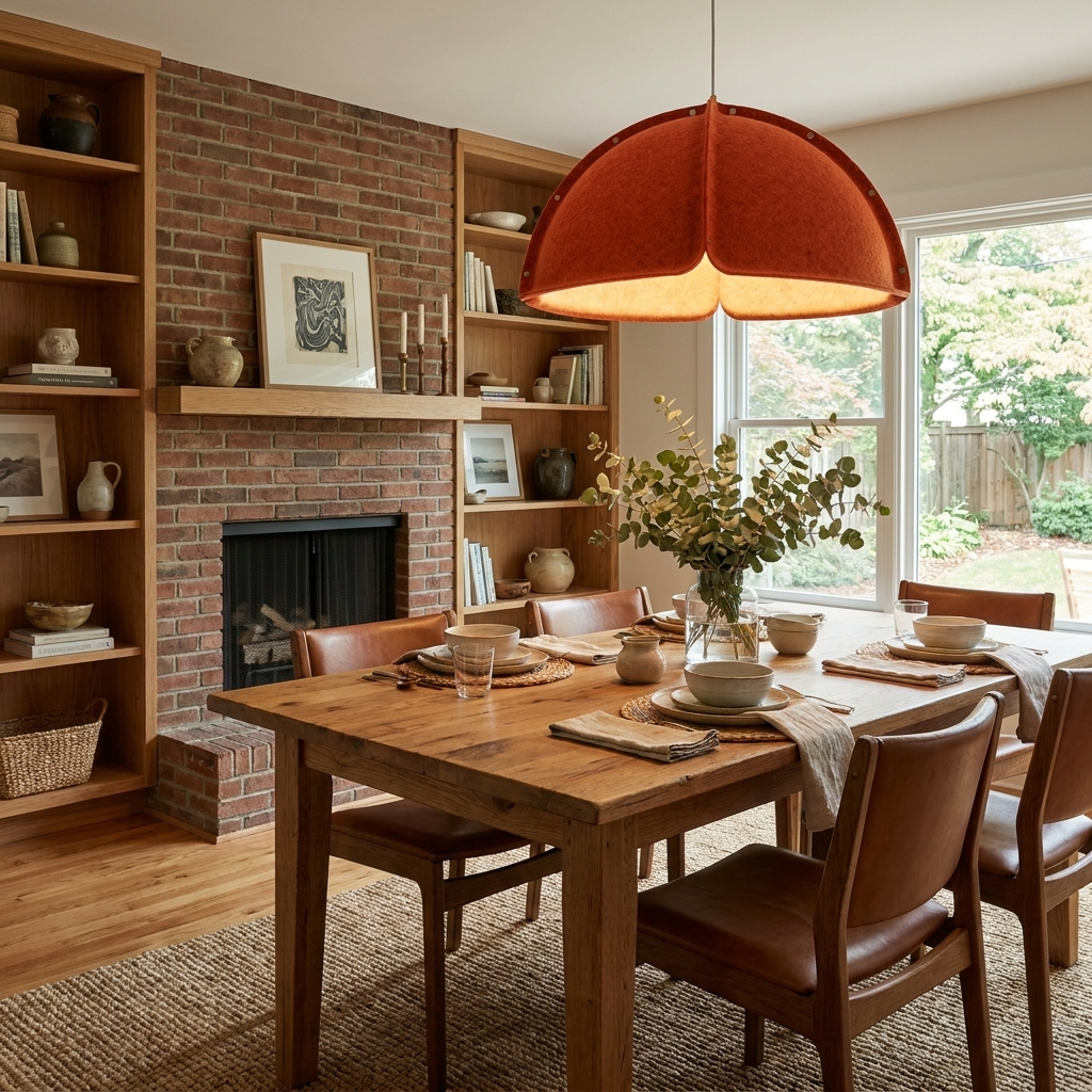 Hush Acoustic Felt Pendant Lamp-Neutral Decor