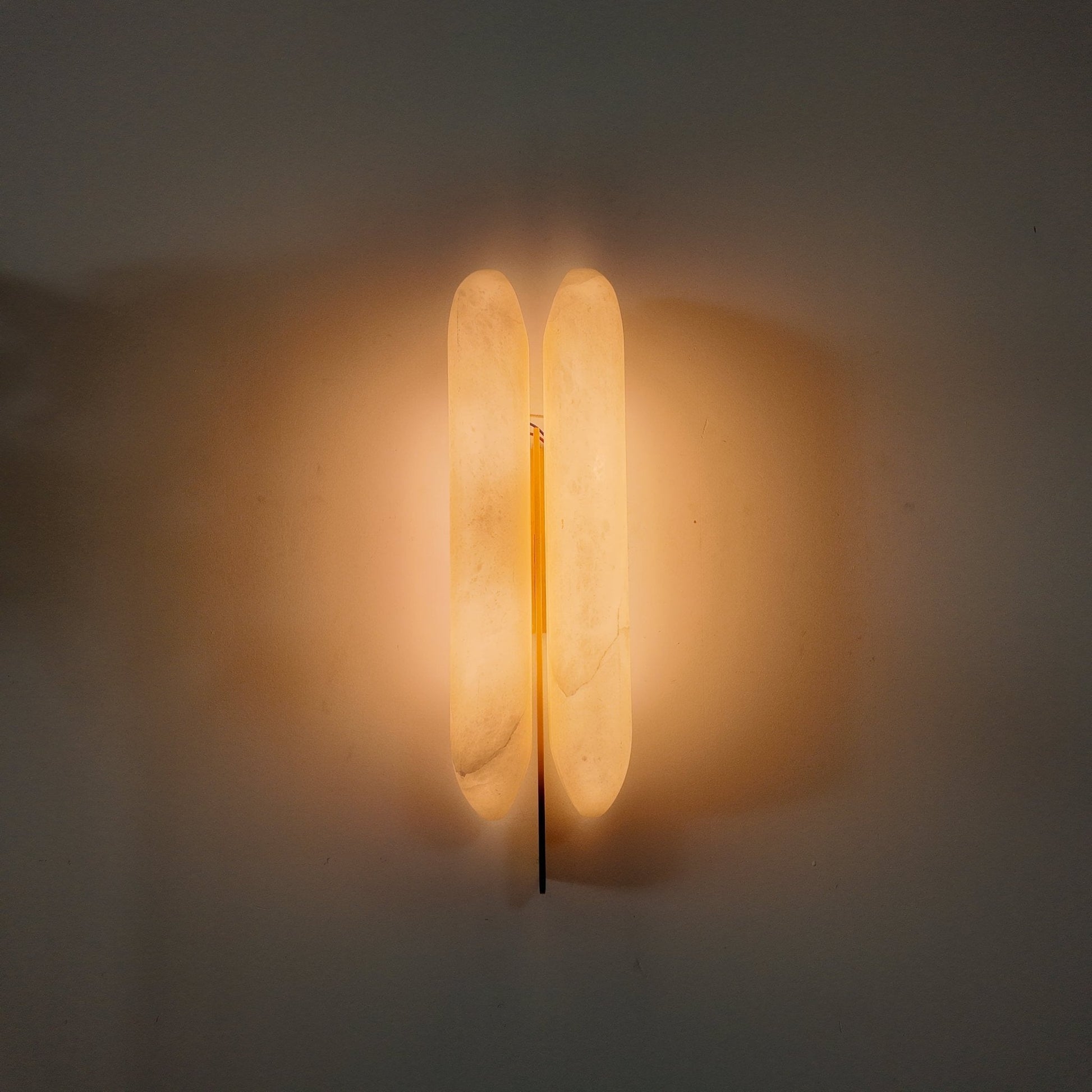 Husk Alabaster Wall Sconce-Neutral Decor