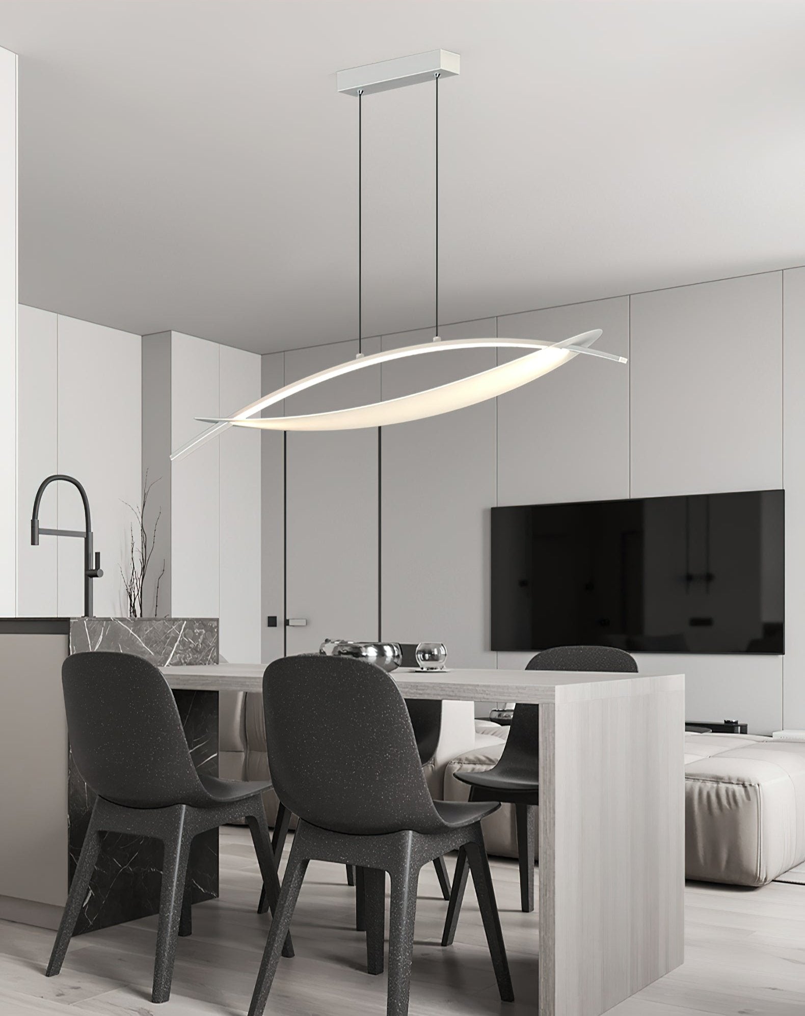 Henry Minimalist Pendant Light-Neutral Decor
