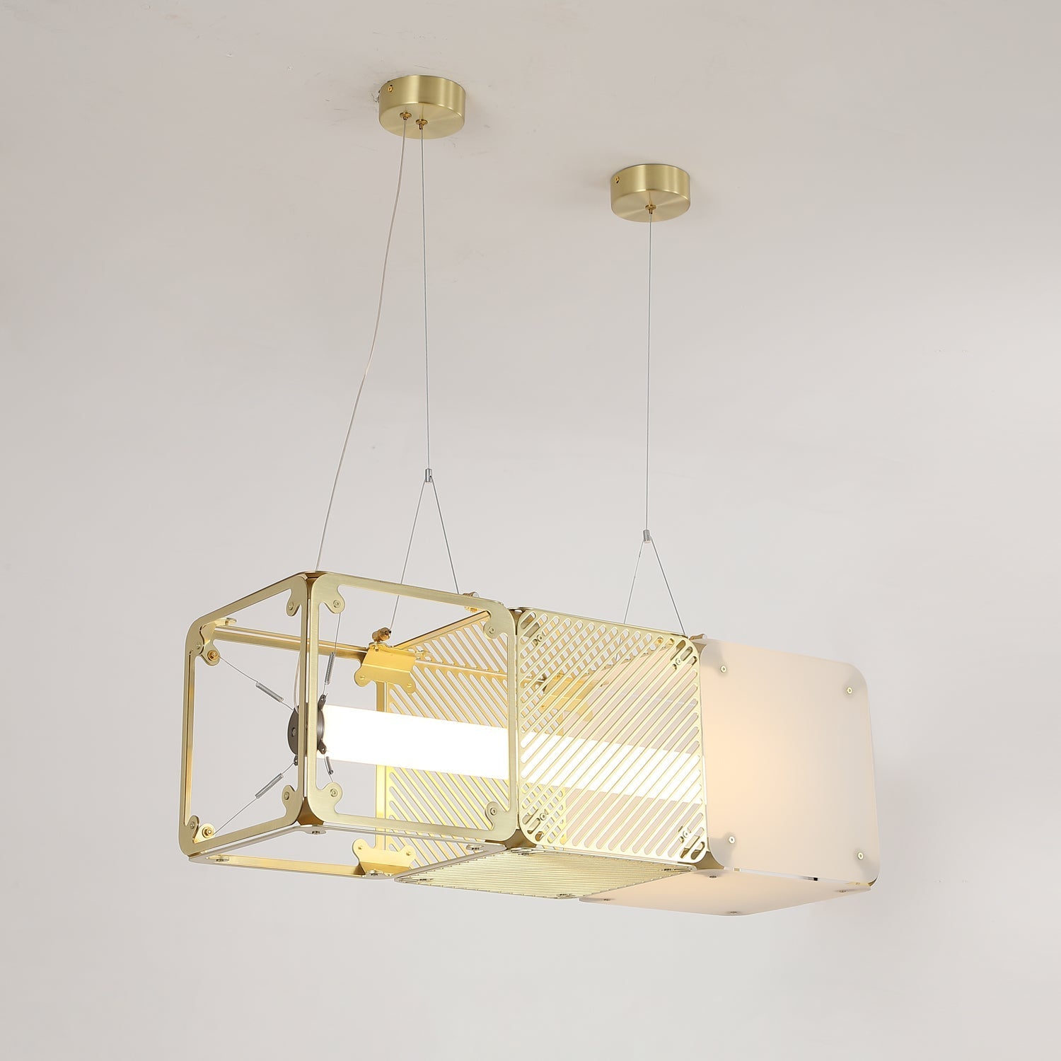 Atheor Premium Nordic Art Brass Pendant Lamp-Neutral Decor