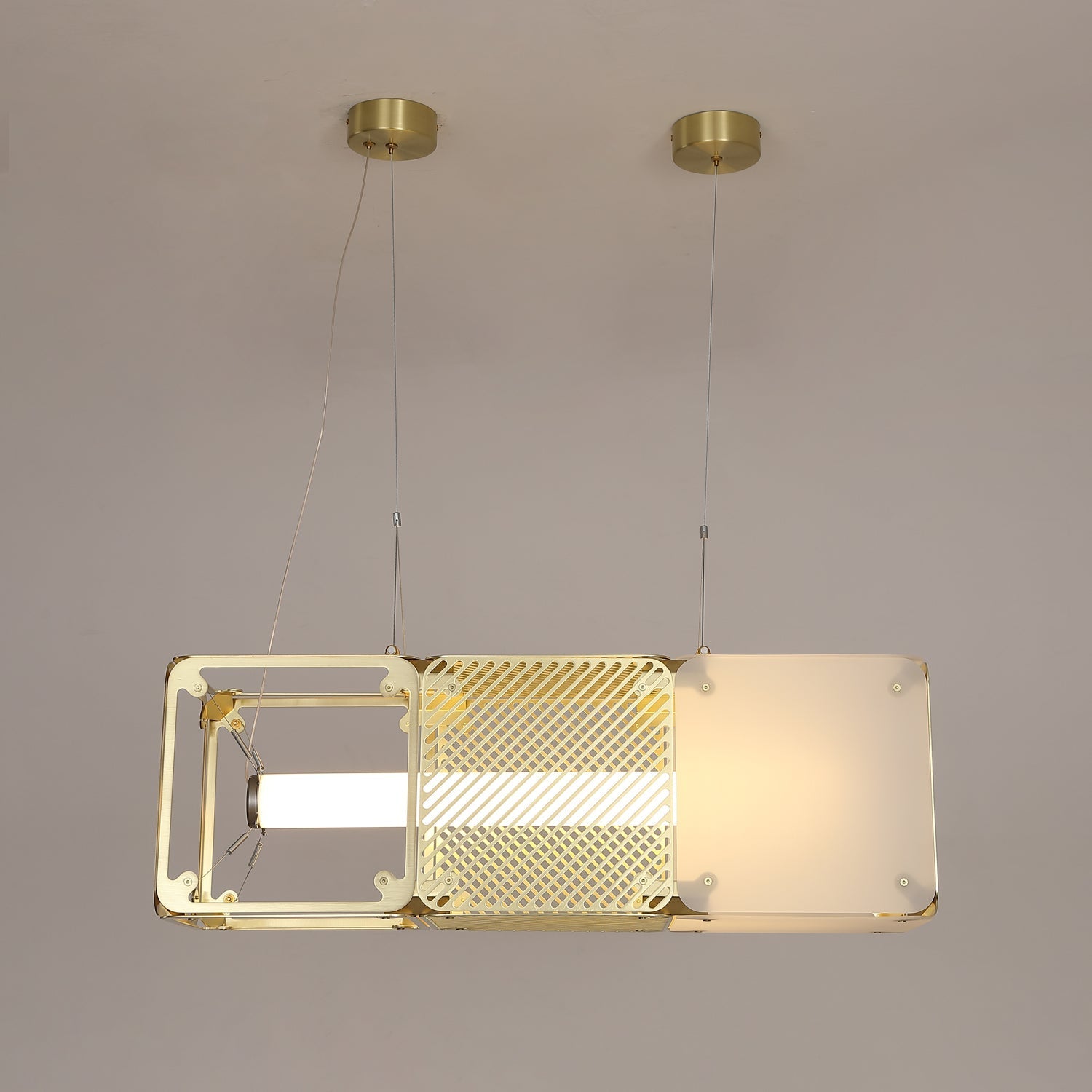 Atheor Premium Nordic Art Brass Pendant Lamp-Neutral Decor