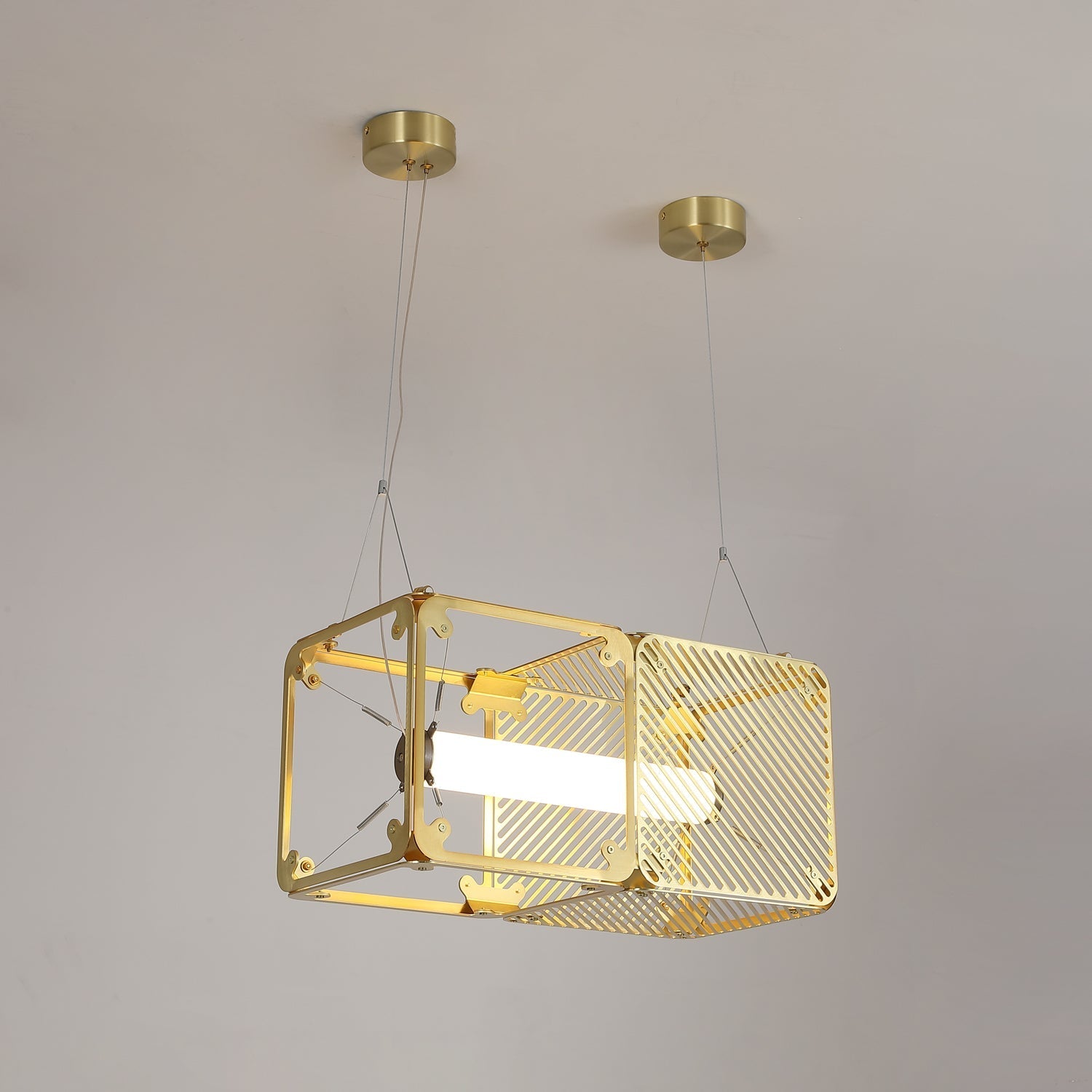 Atheor Premium Nordic Art Brass Pendant Lamp-Neutral Decor