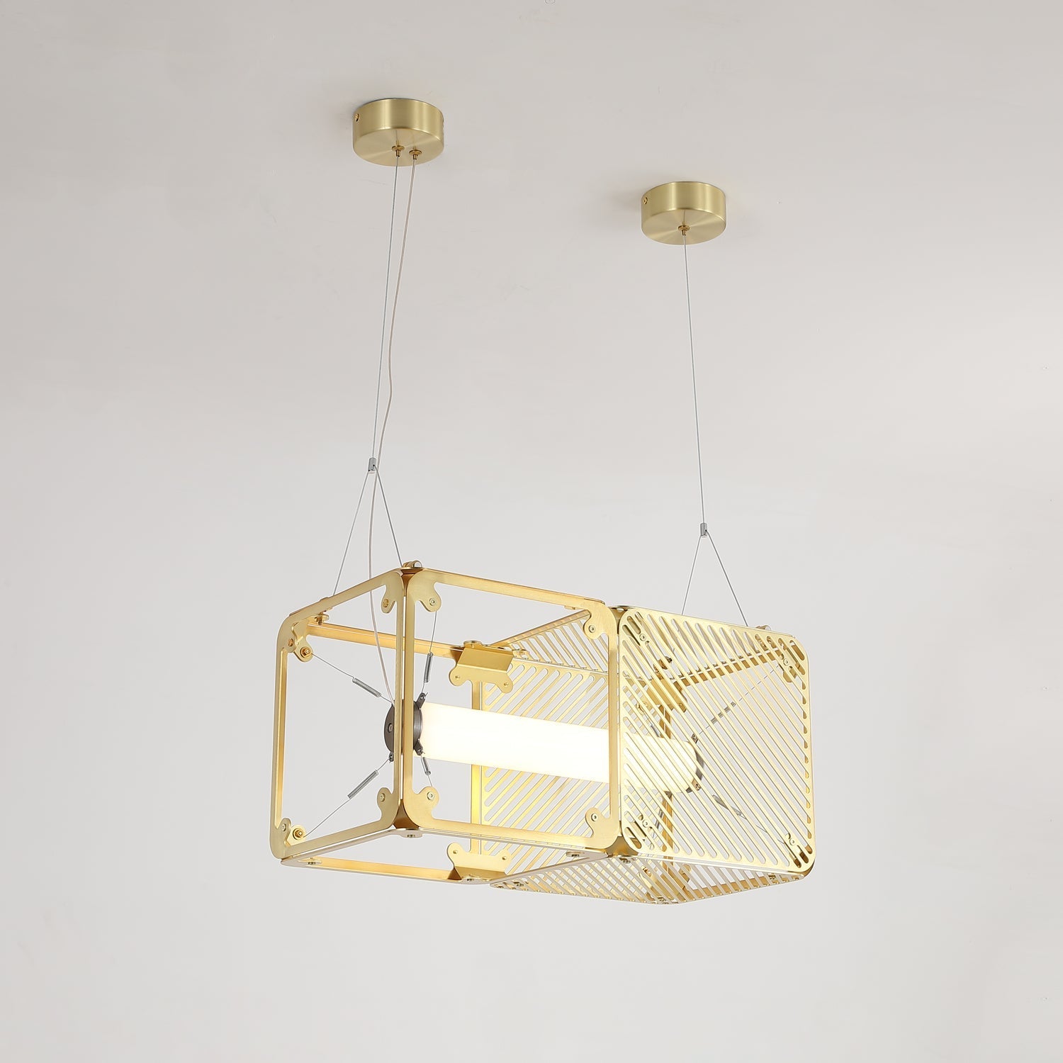 Atheor Premium Nordic Art Brass Pendant Lamp-Neutral Decor