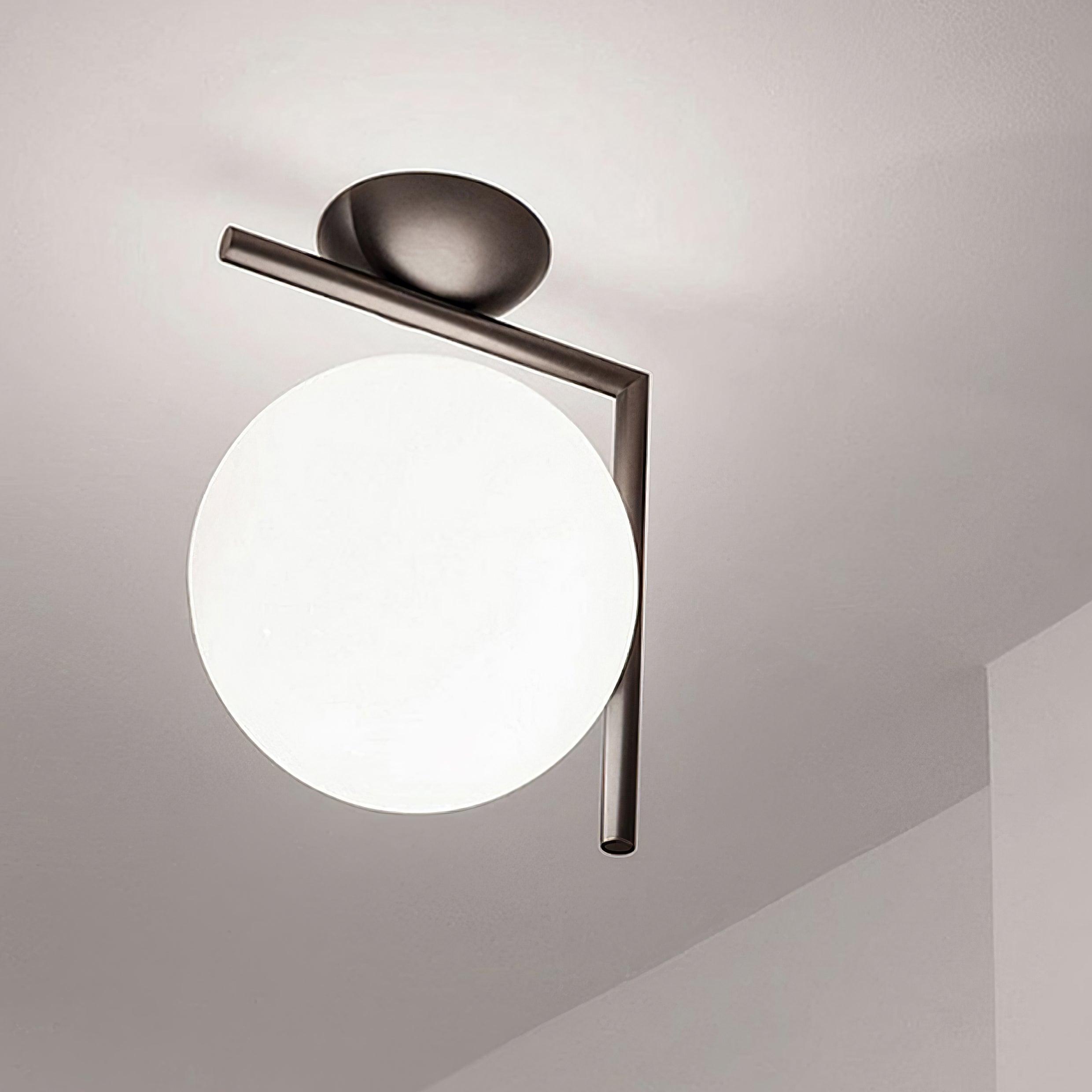 Joanna Modern Minimalist Opal Blown Glass Wall Lamp-Neutral Decor