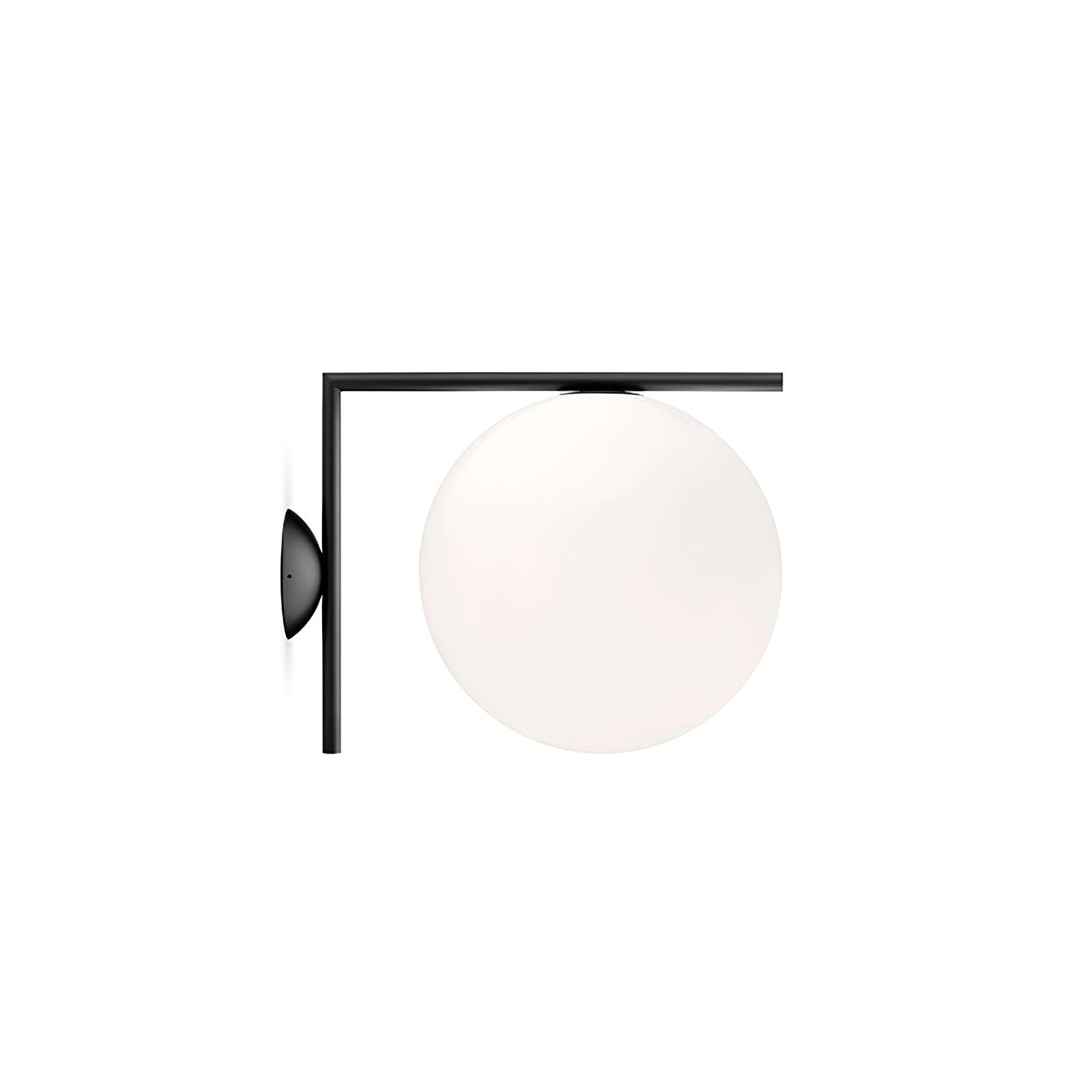Joanna Modern Minimalist Opal Blown Glass Wall Lamp-Neutral Decor