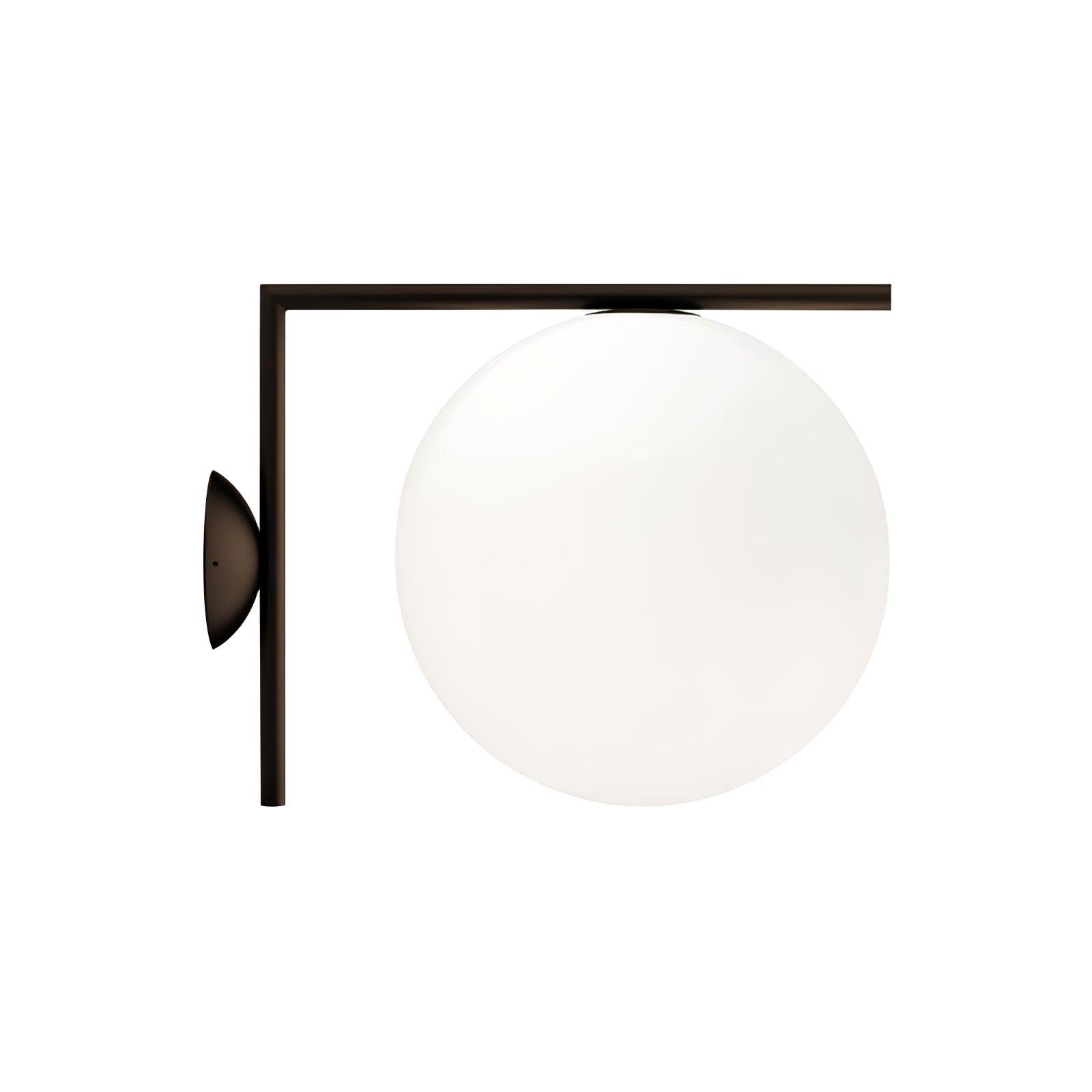 Joanna Modern Minimalist Opal Blown Glass Wall Lamp-Neutral Decor