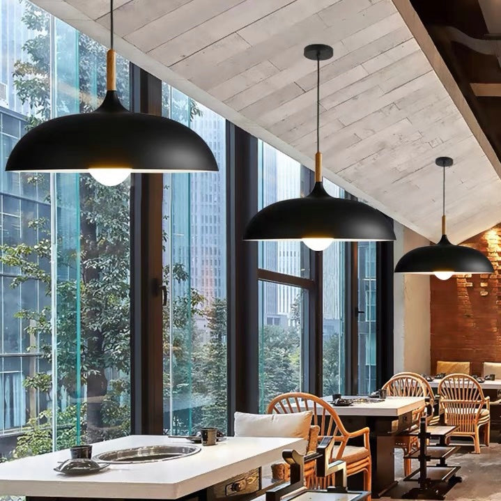 Aria Modern Pendant Light Dome Macaron Dining Room - Neutral Decor