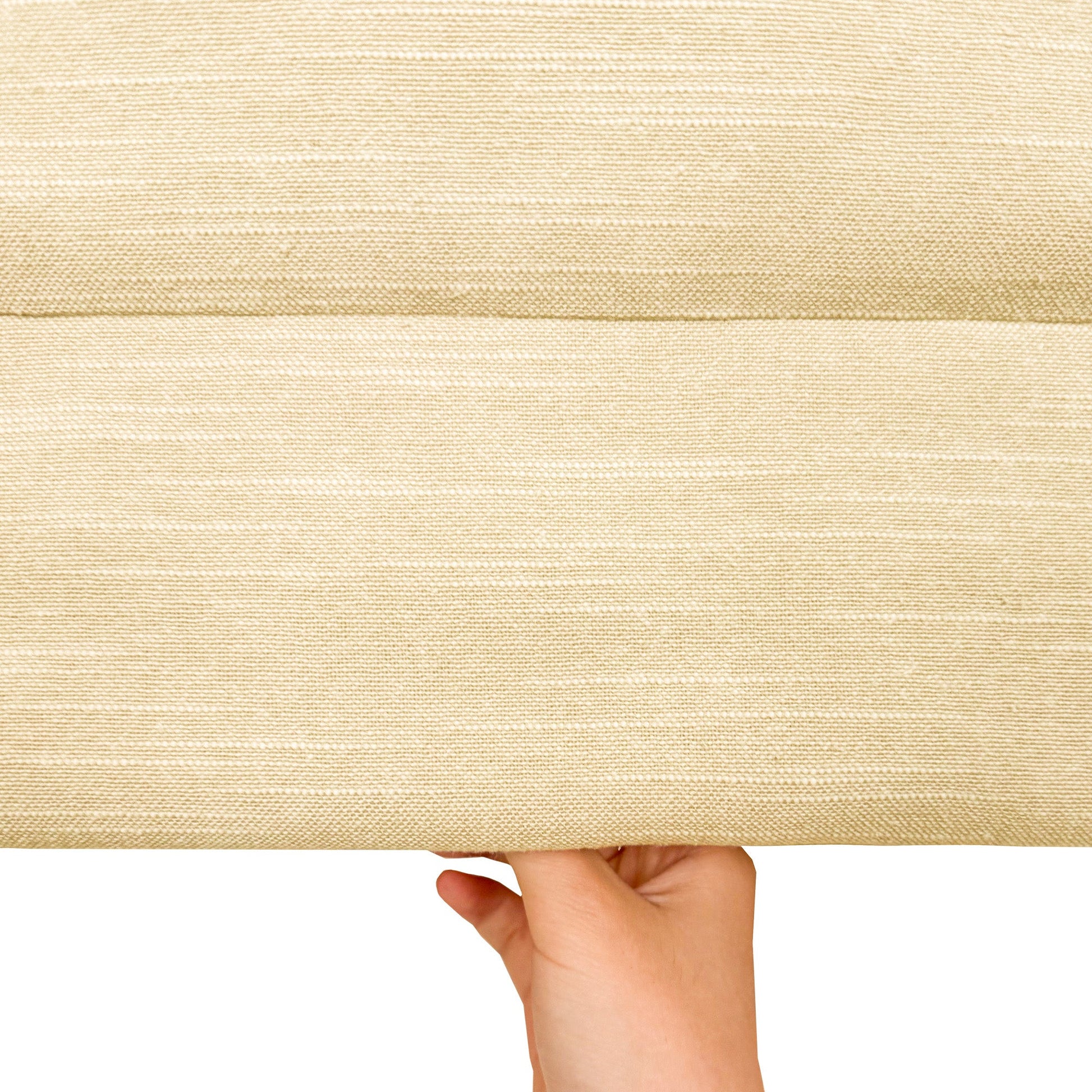 Jenna Linen Roman Shades & Blinds-Neutral Decor