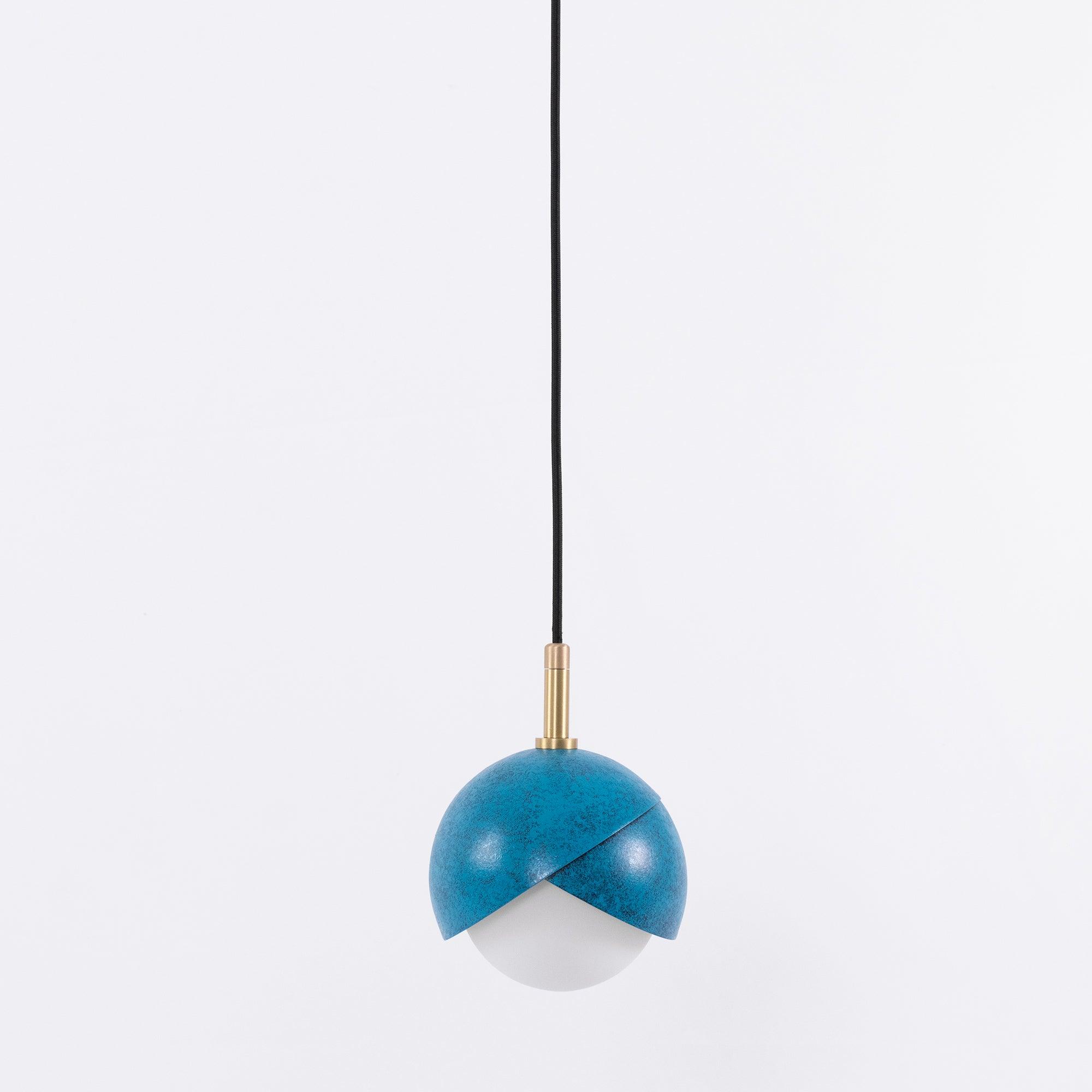 Jynara Pendant Lamp Brass Nested Opal Globe Modern-Neutral Decor