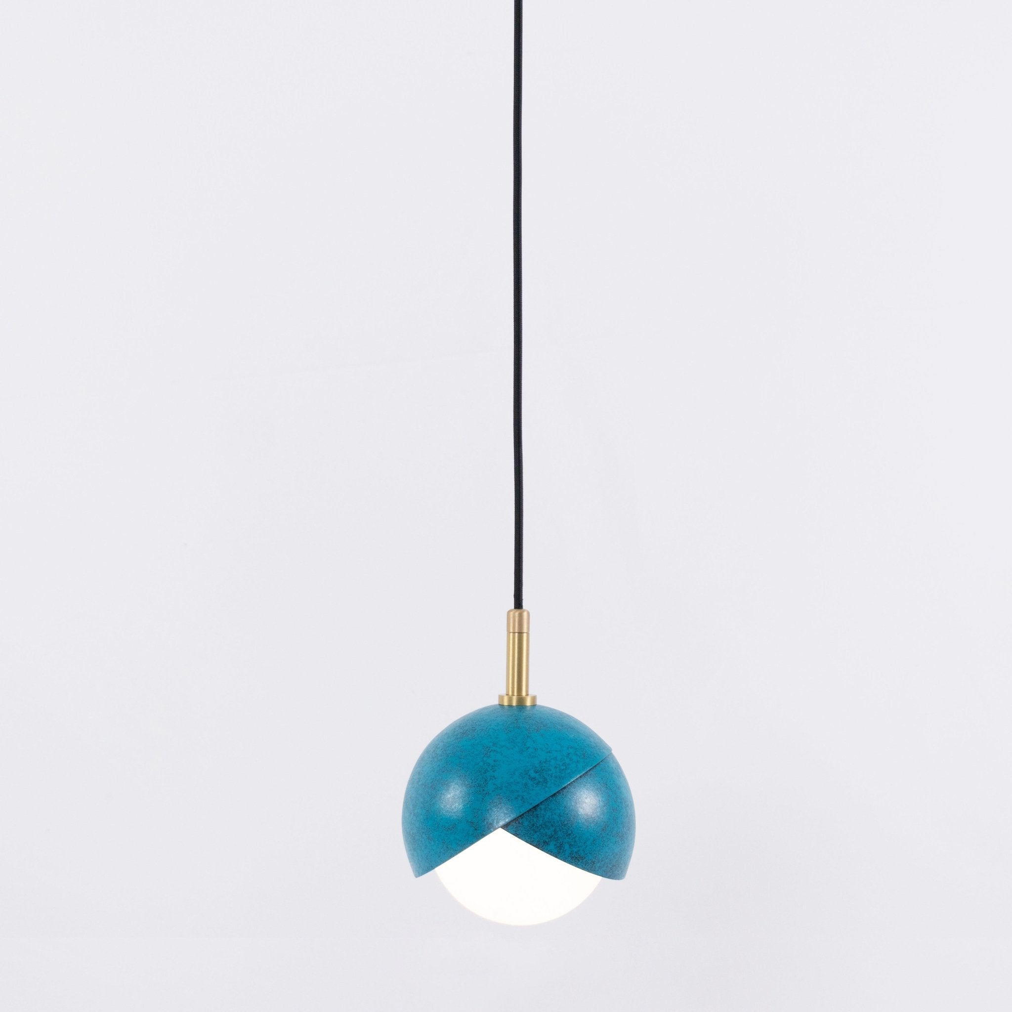 Jynara Pendant Lamp Brass Nested Opal Globe Modern-Neutral Decor