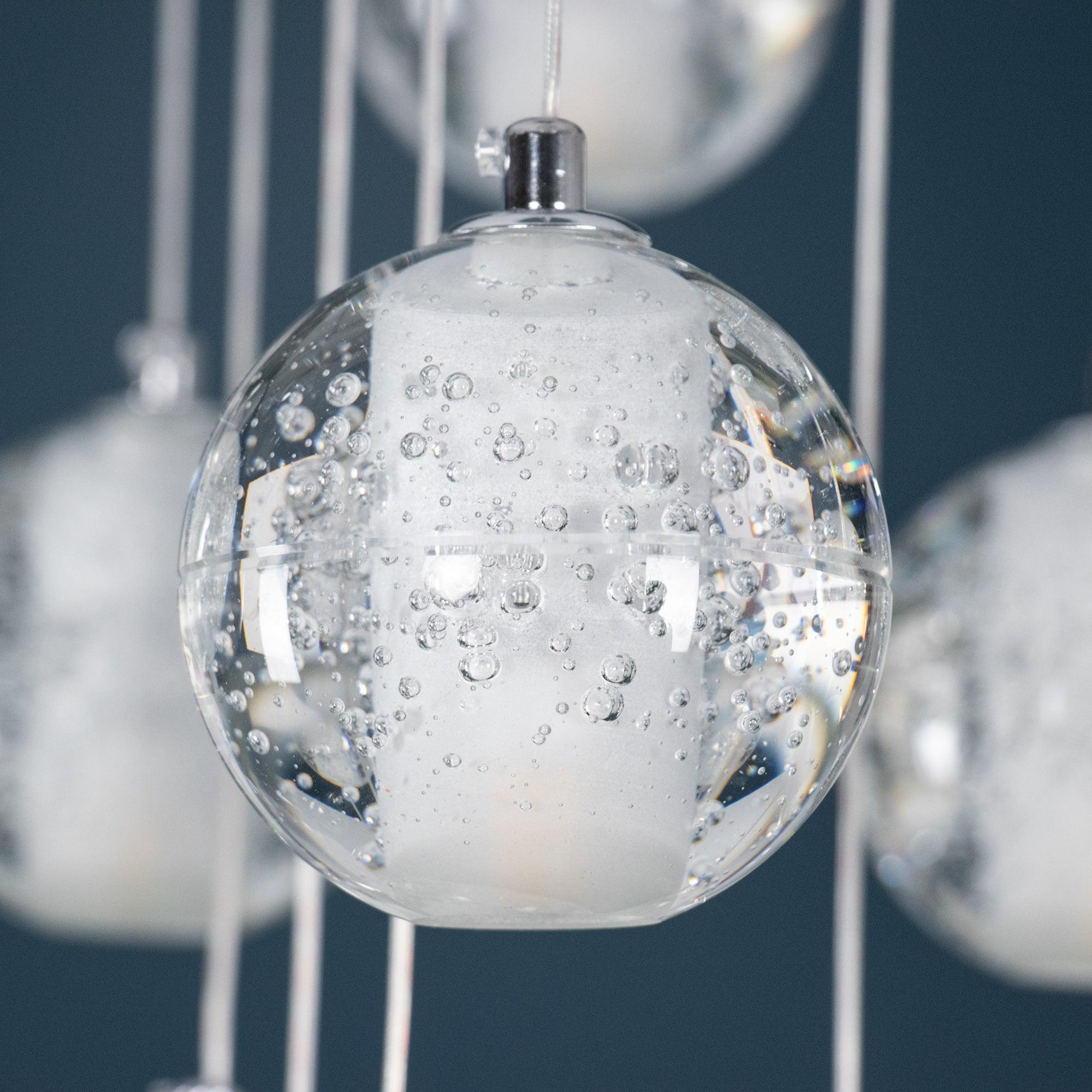 Crystal Bubbles Balls Pendant Lamp-Neutral Decor