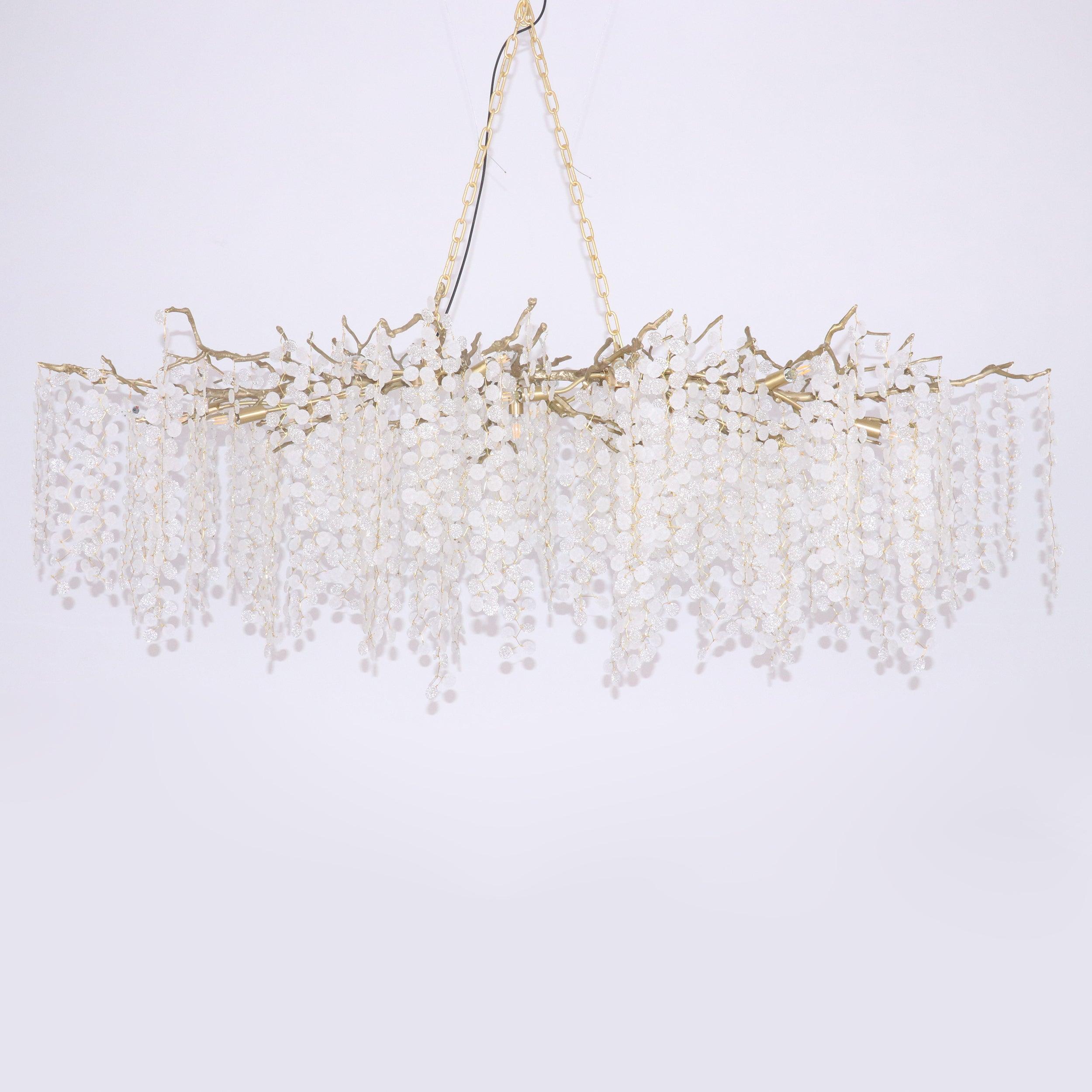 Miralyn Pendant Lamp Crystal Dewdrop-Neutral Decor