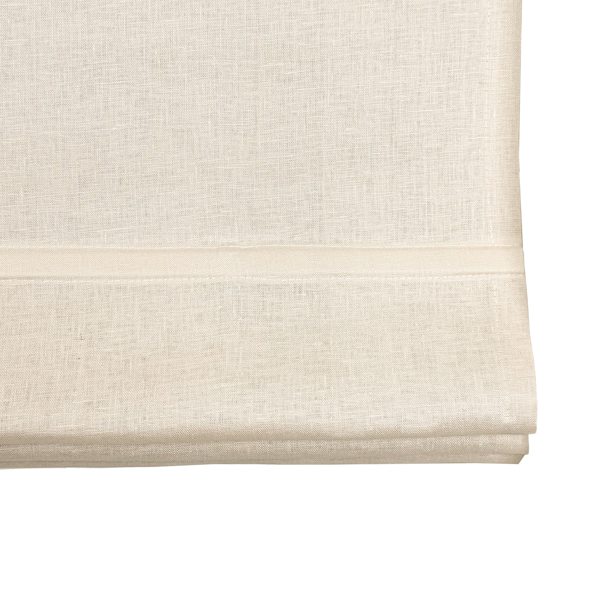 Belgian Flax Linen Roman Shades & Blinds-Neutral Decor