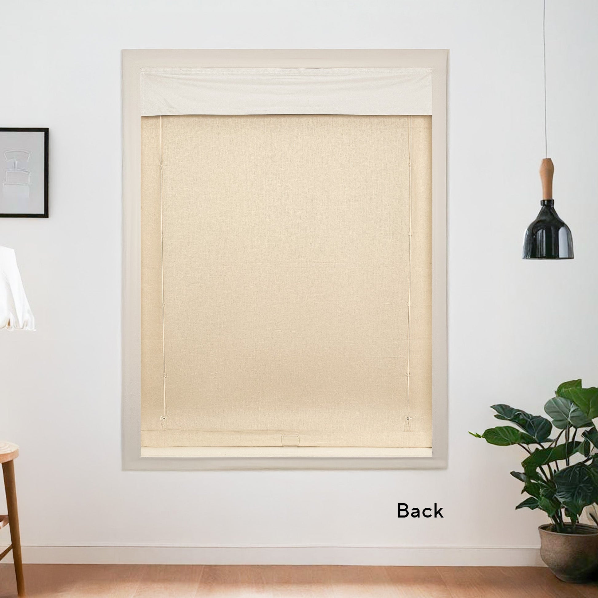 Belgian Flax Linen Roman Shades & Blinds | Relaxed-Neutral Decor