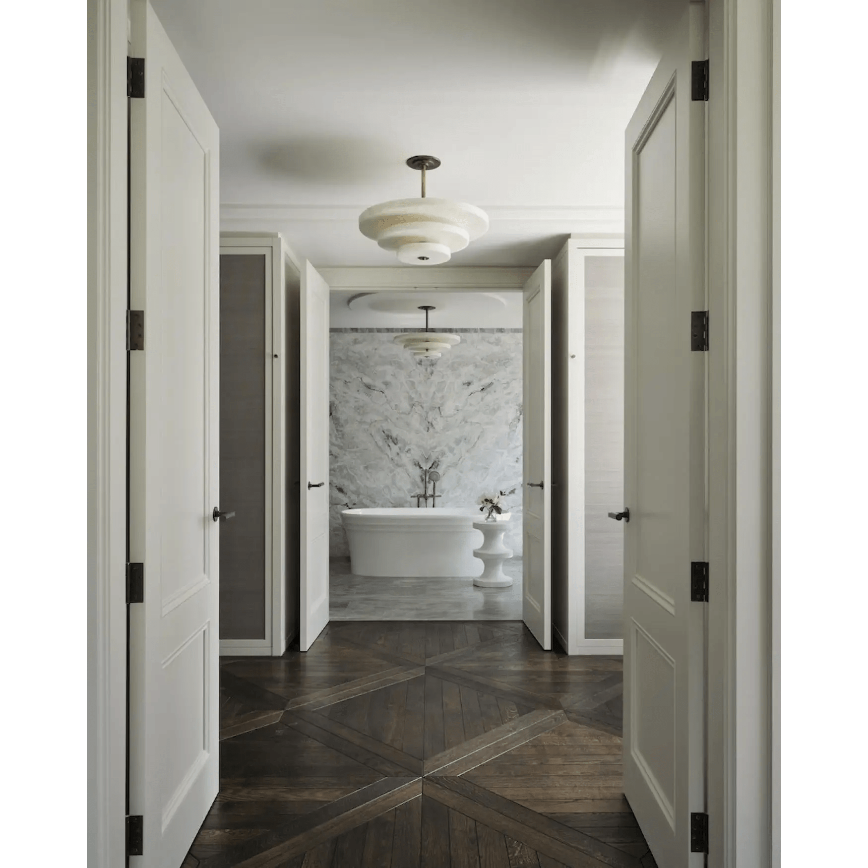 Liora Minimalist Alabaster Pendant Light-Neutral Decor