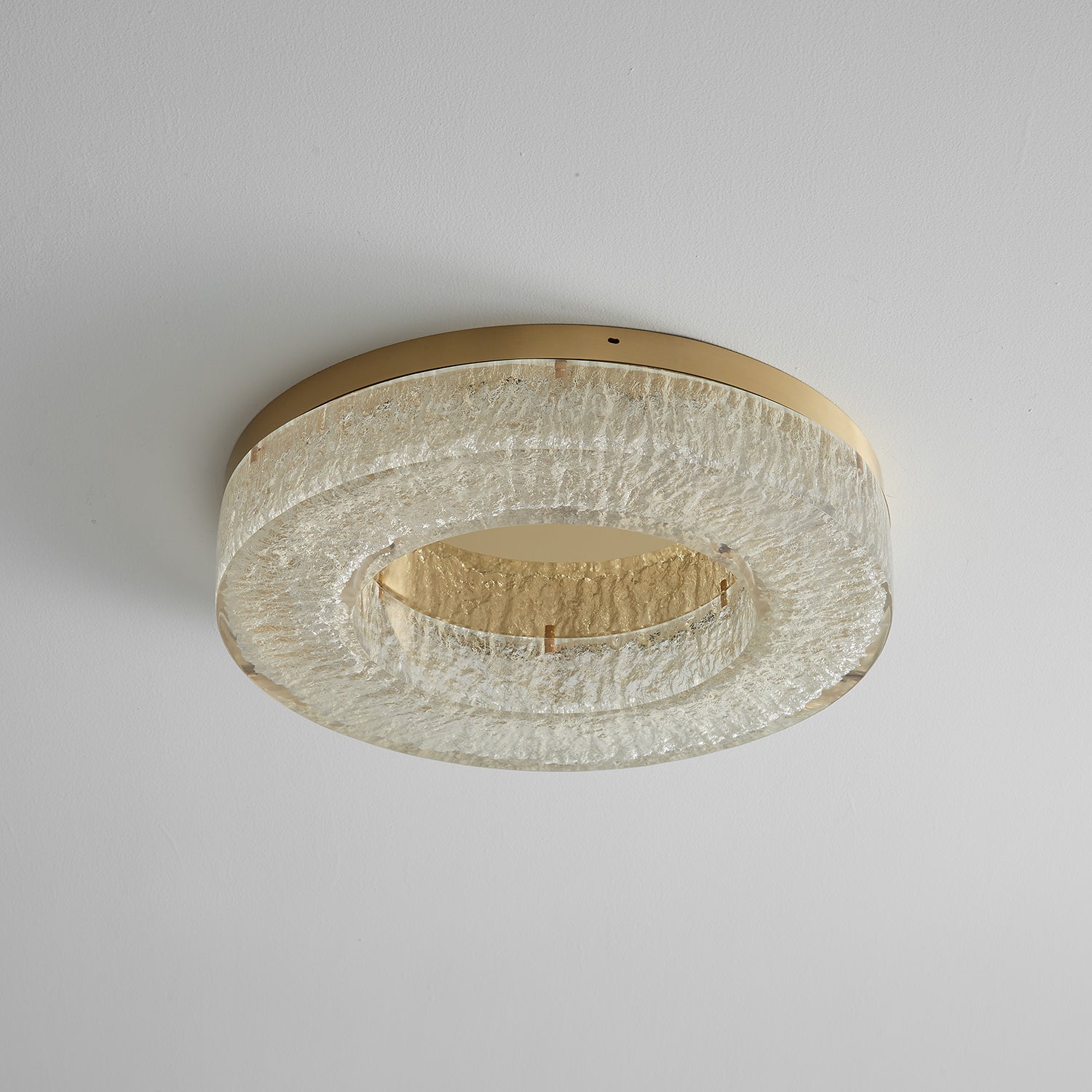 Dovira Ice Crack Circle Resin Ceiling Lamp-Neutral Decor