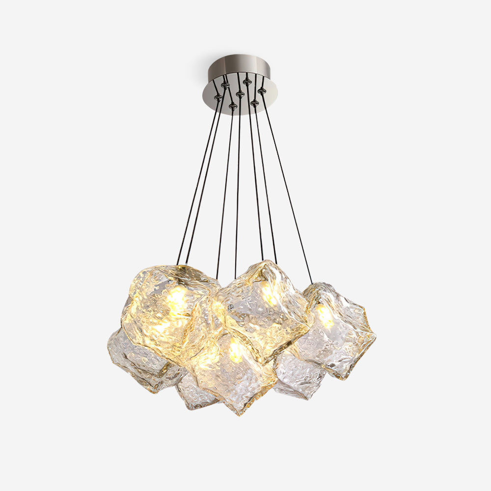 Pebine Clustered Glass Chandelier