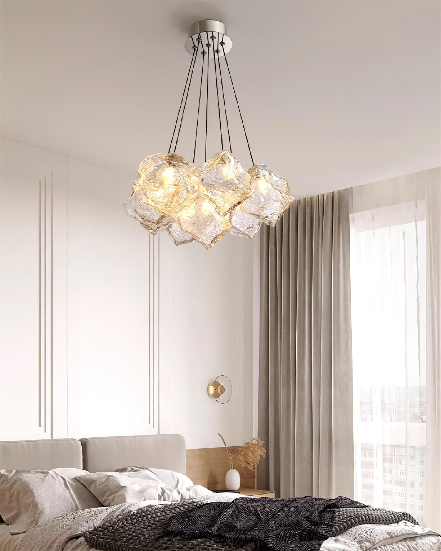 Pebine Clustered Glass Chandelier