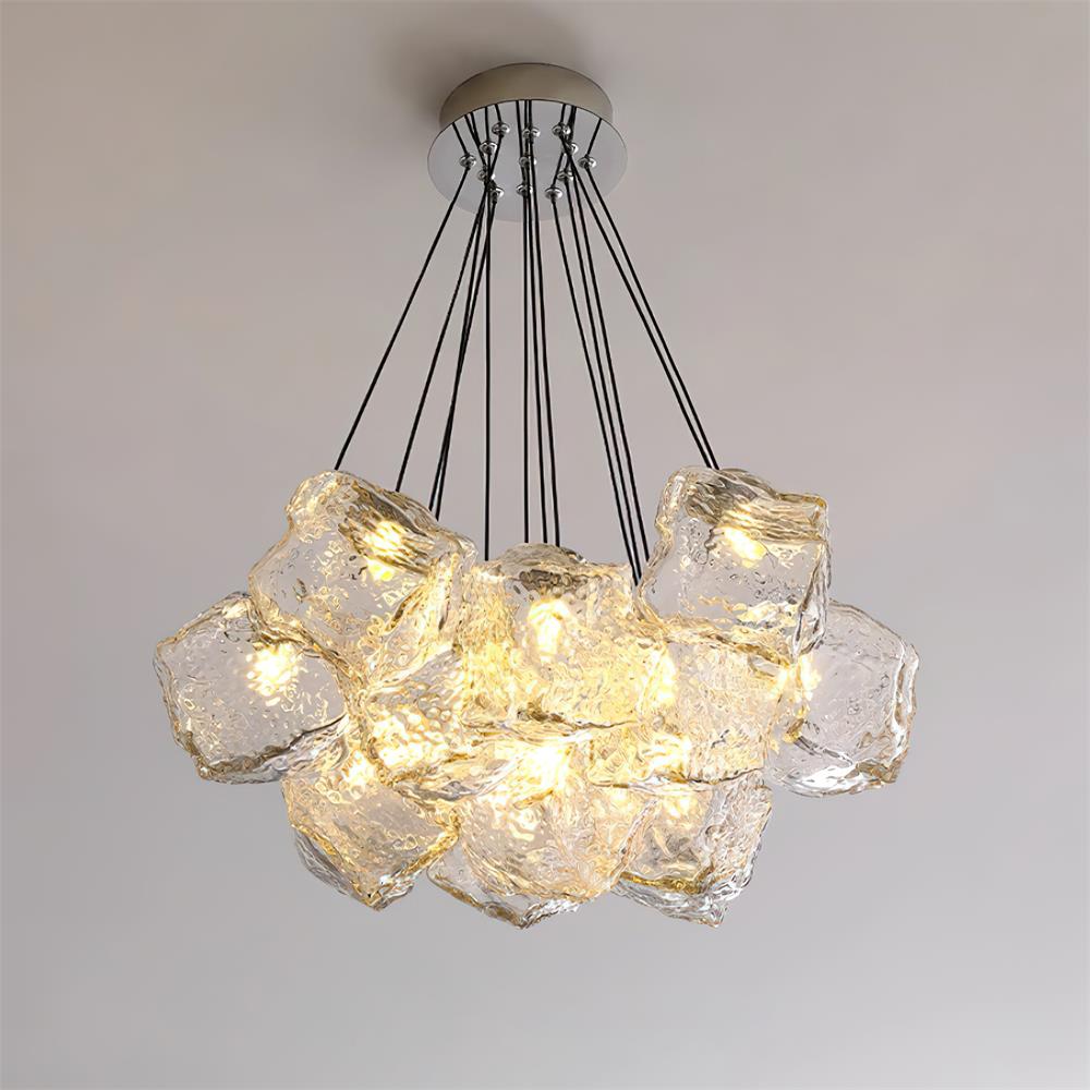 Pebine Clustered Glass Chandelier