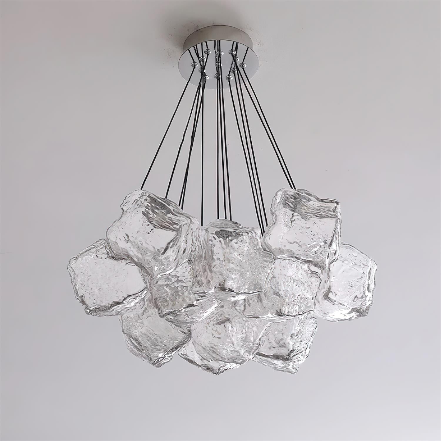 Pebine Clustered Glass Chandelier