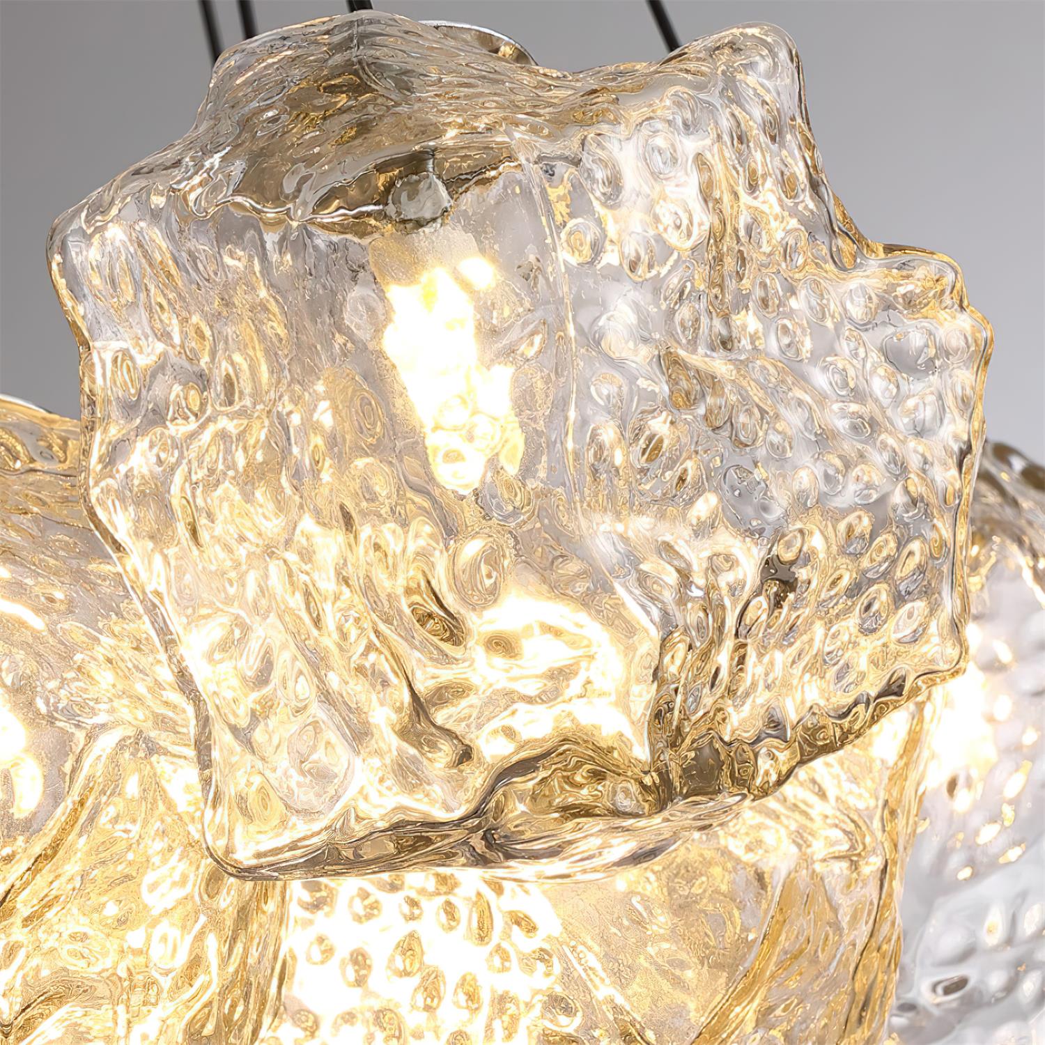 Pebine Clustered Glass Chandelier
