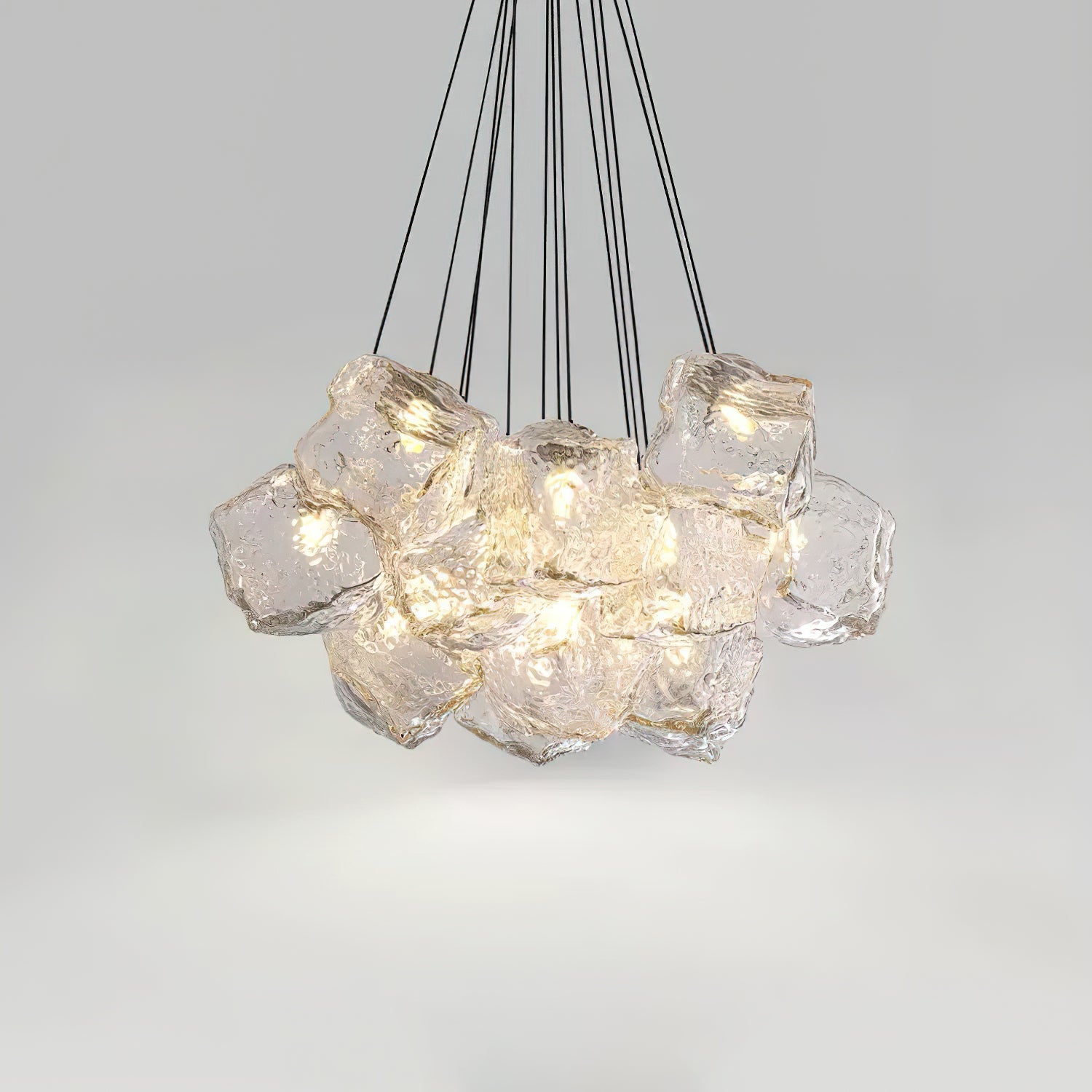 Pebine Clustered Glass Chandelier