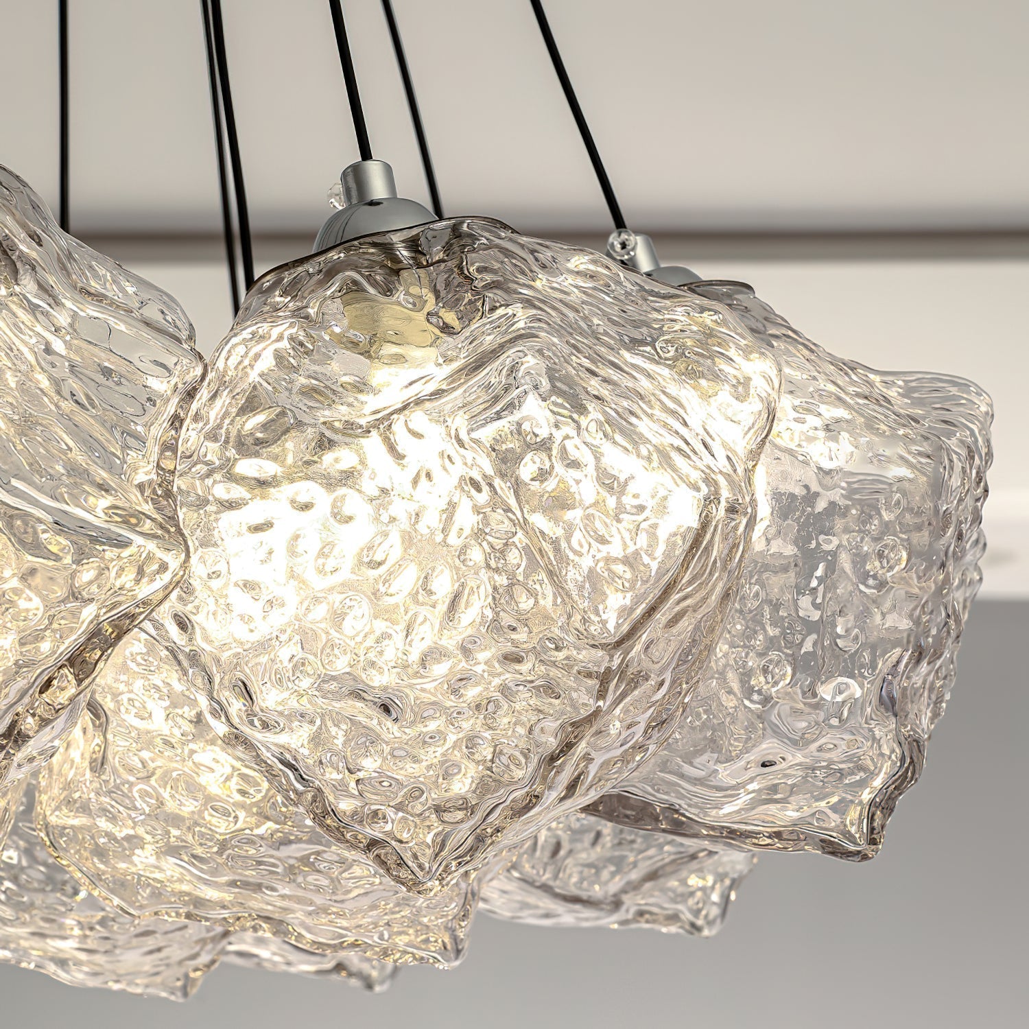 Pebine Clustered Glass Chandelier