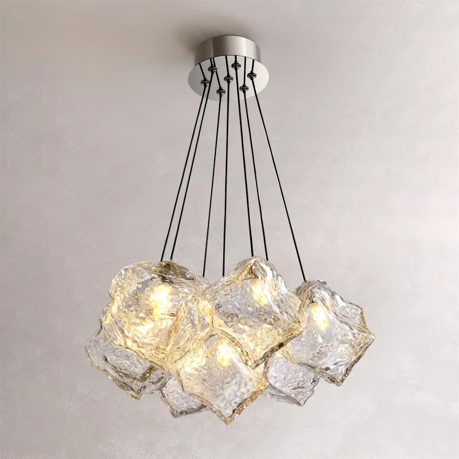 Pebine Clustered Glass Chandelier