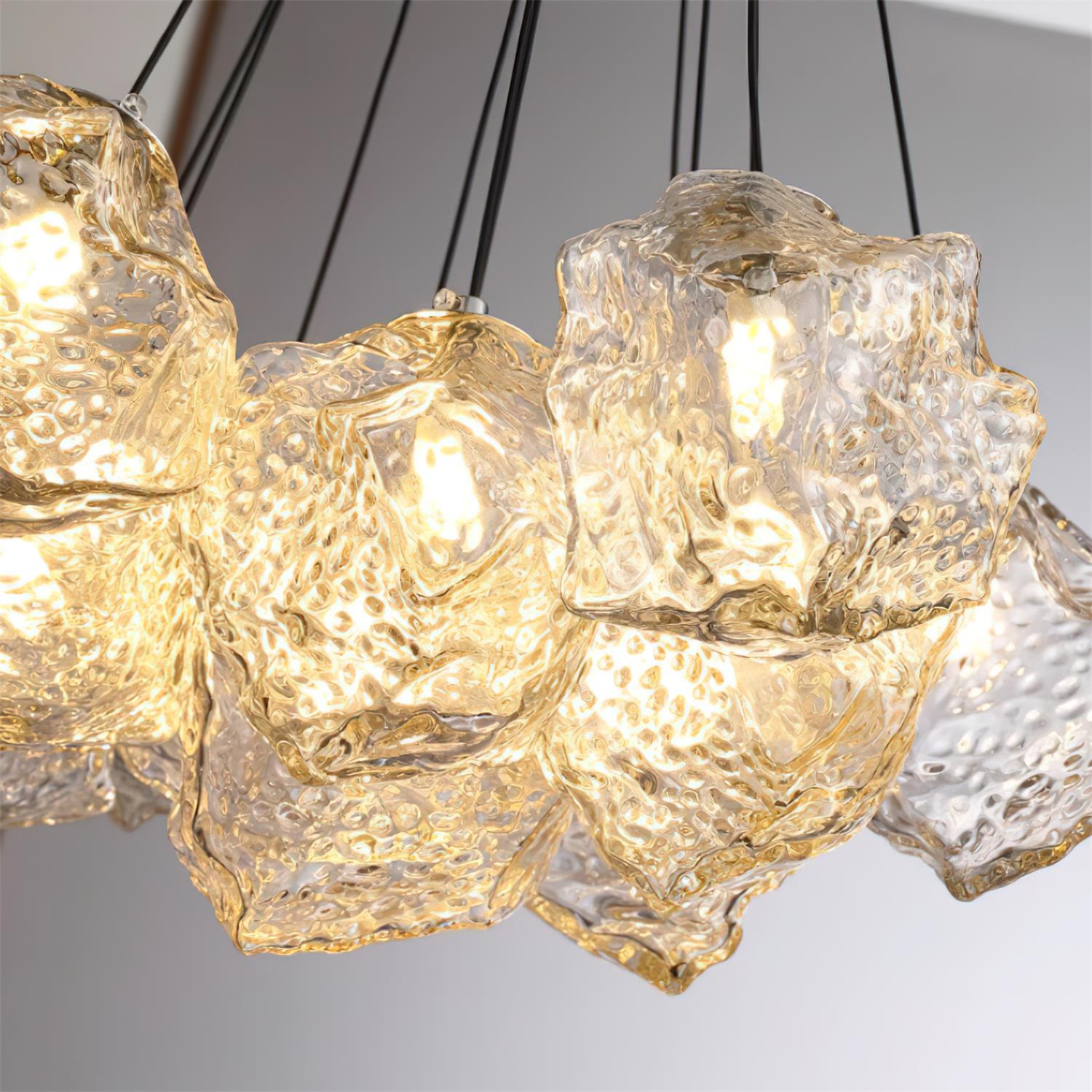 Pebine Clustered Glass Chandelier