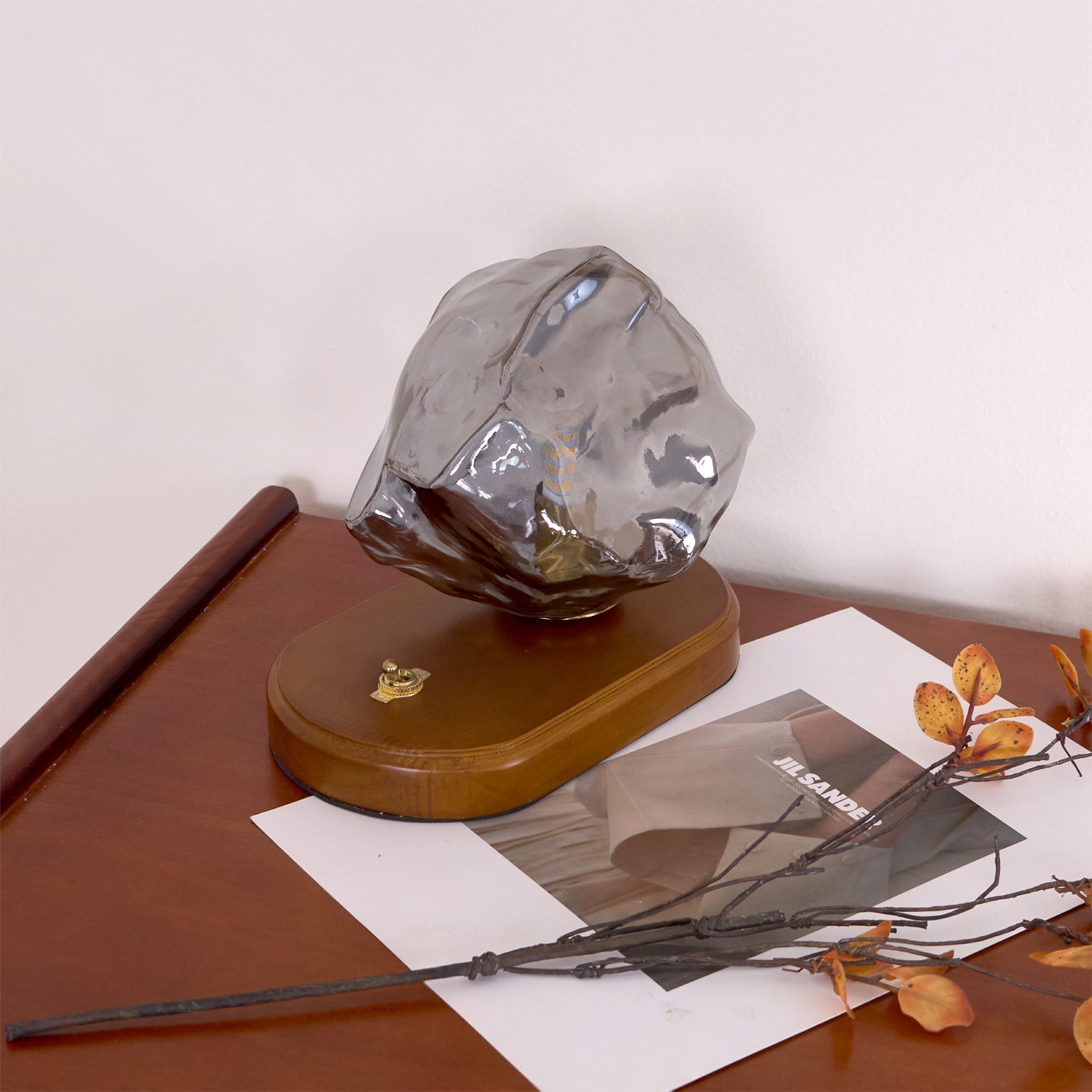 Maris Wood Artistic Table Lamp-Neutral Decor