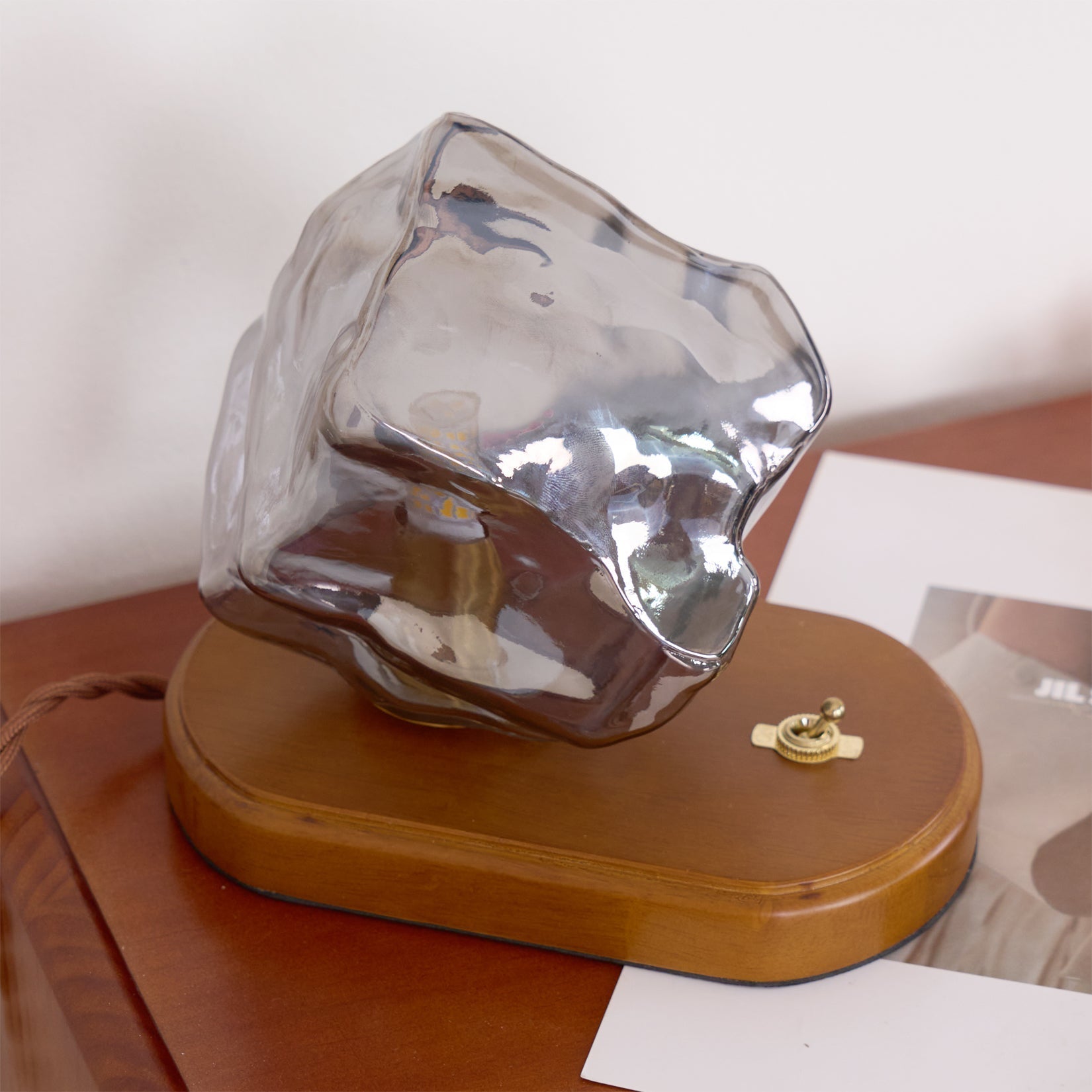 Maris Wood Artistic Table Lamp-Neutral Decor