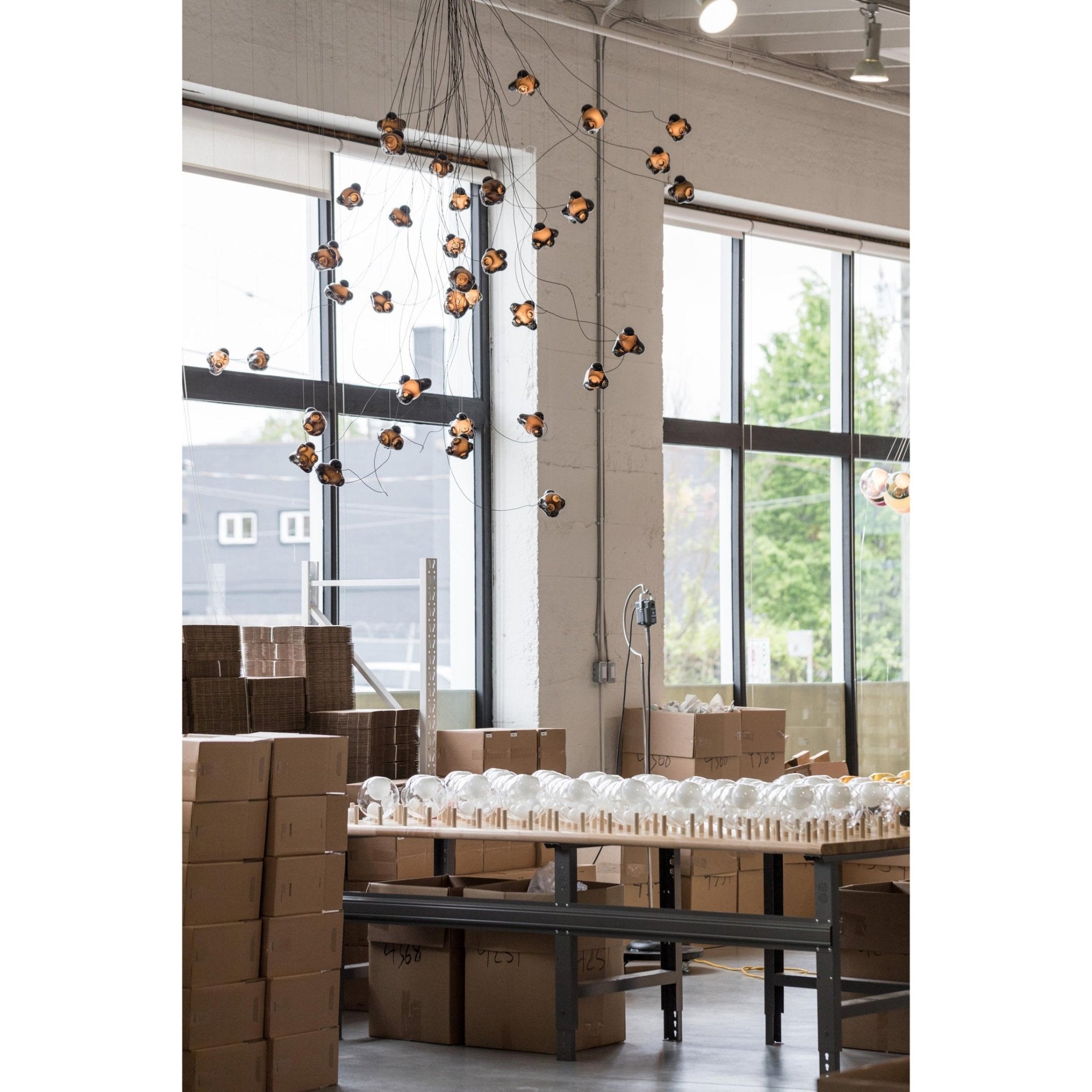 Ice Pier Chandelier-Neutral Decor