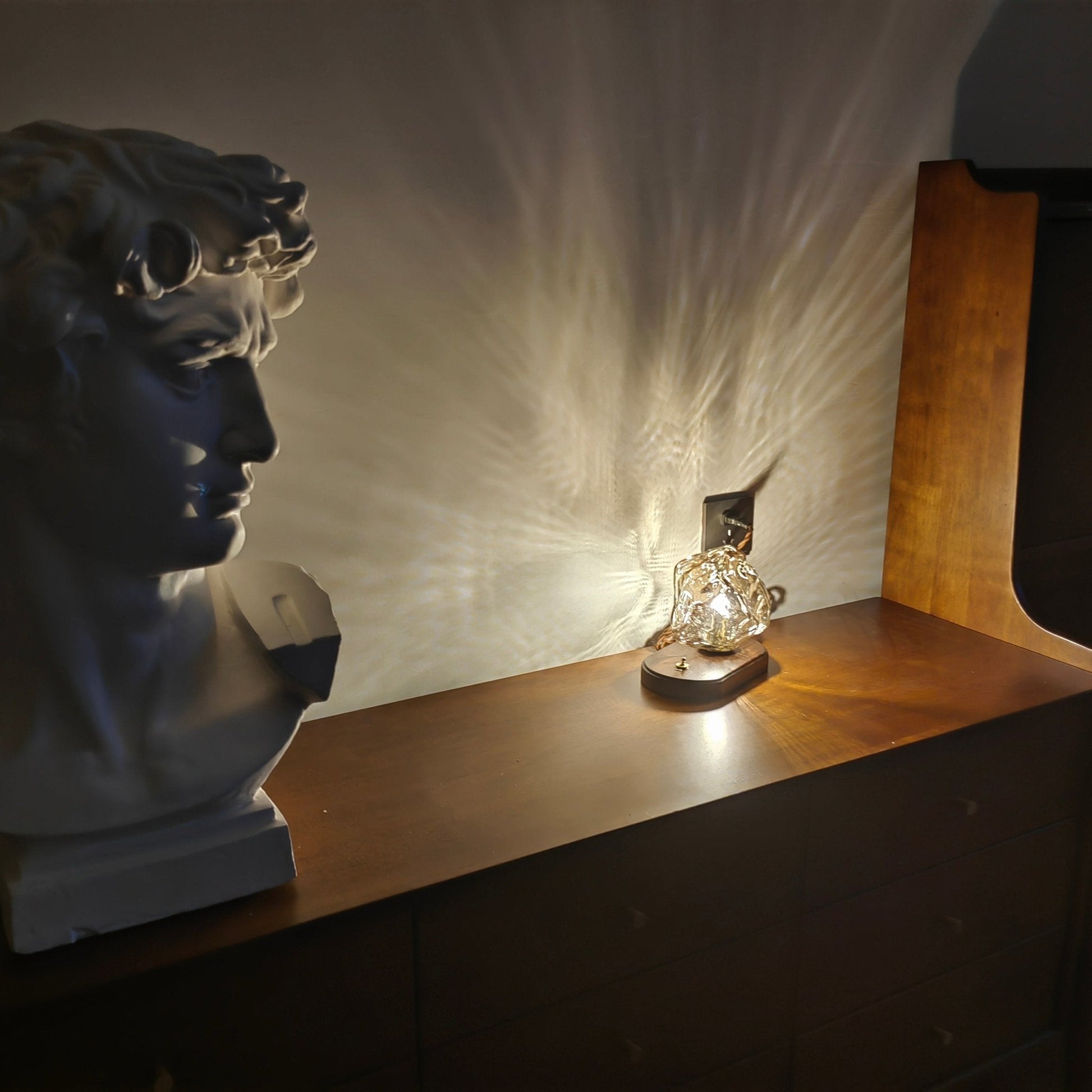 Maris Wood Artistic Table Lamp-Neutral Decor
