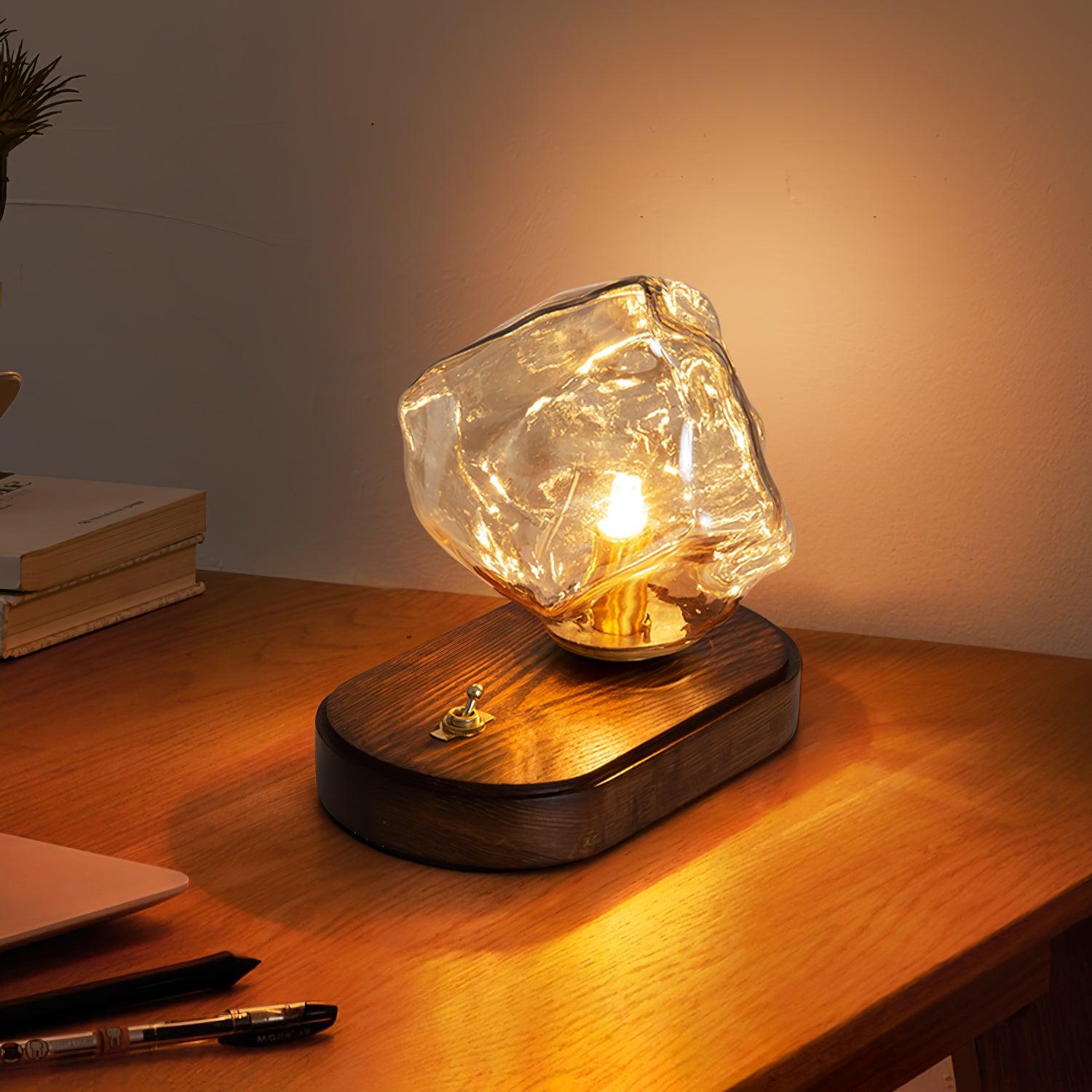 Maris Wood Artistic Table Lamp-Neutral Decor