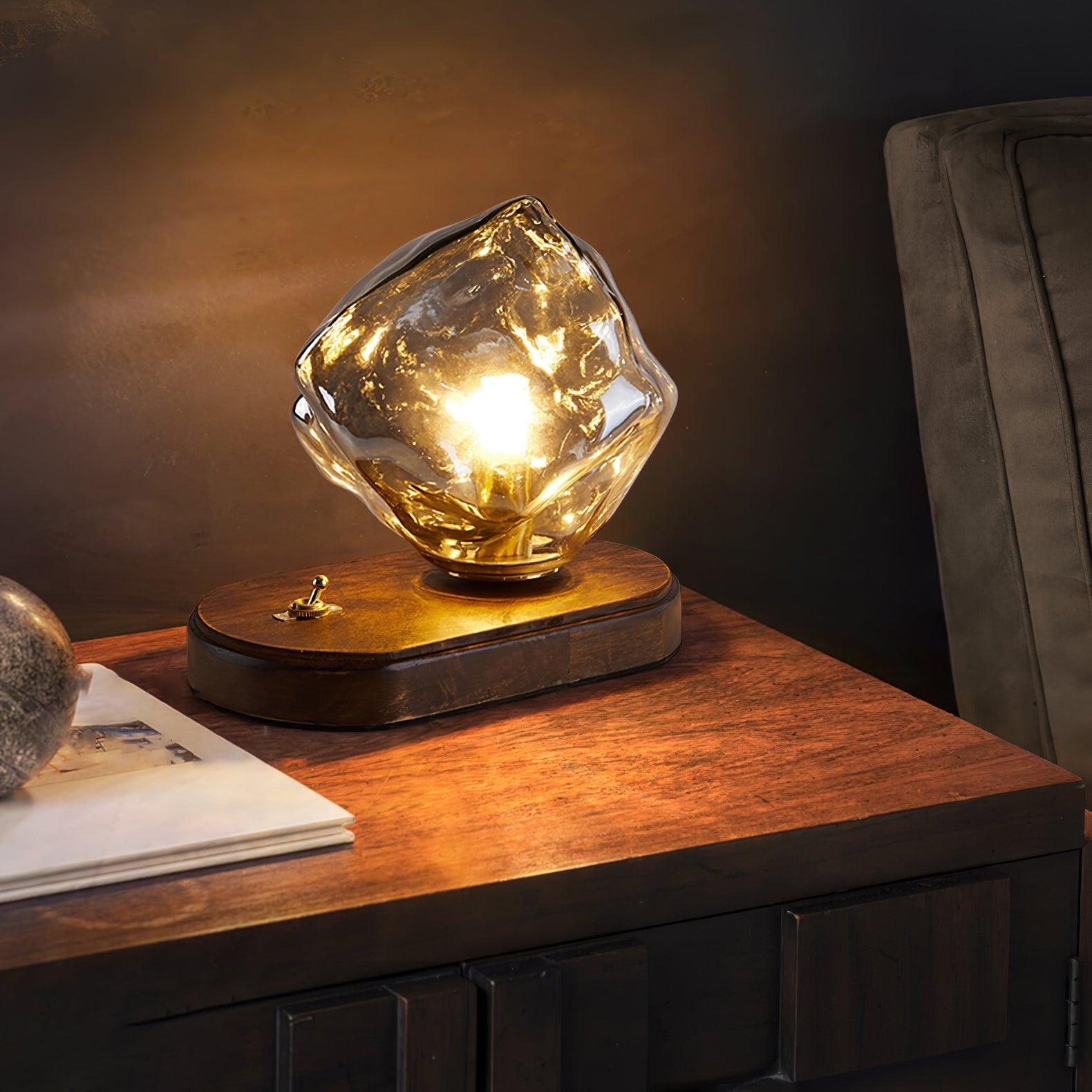 Maris Wood Artistic Table Lamp-Neutral Decor