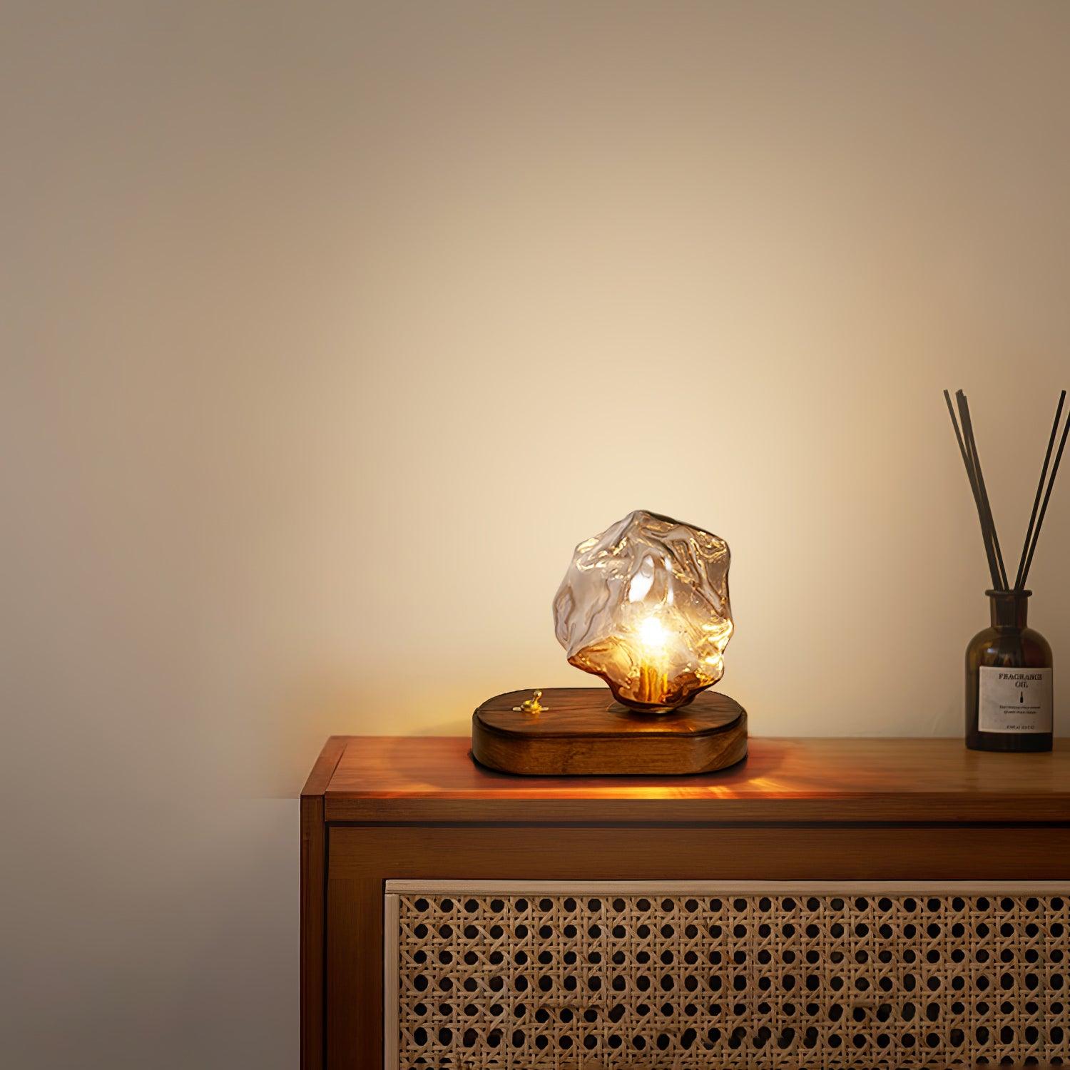 Maris Wood Artistic Table Lamp-Neutral Decor