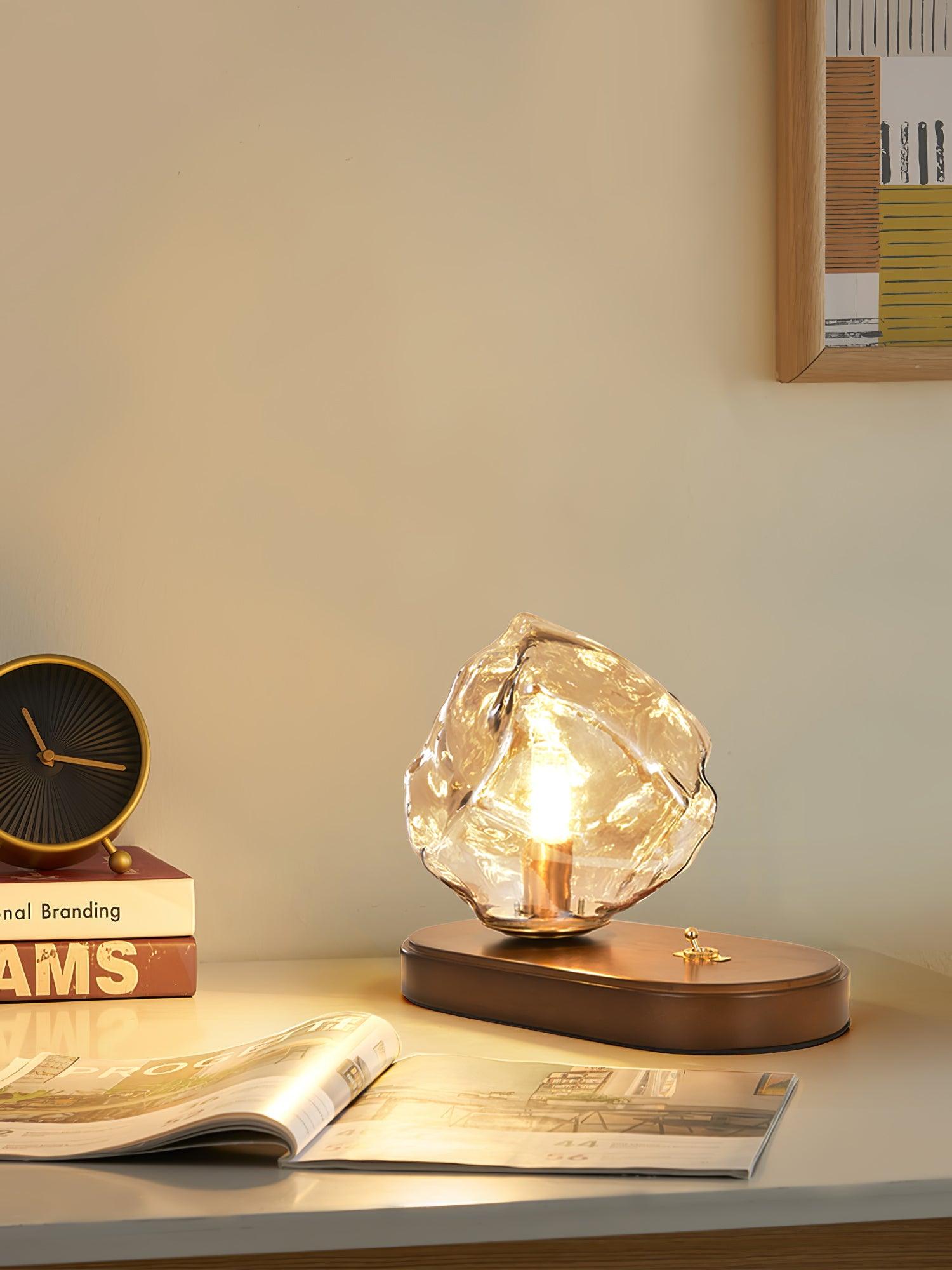 Maris Wood Artistic Table Lamp-Neutral Decor