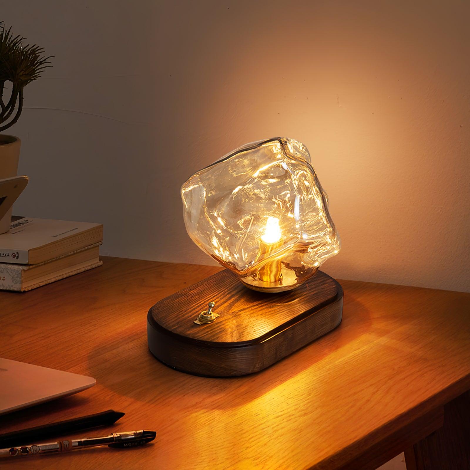 Maris Wood Artistic Table Lamp-Neutral Decor