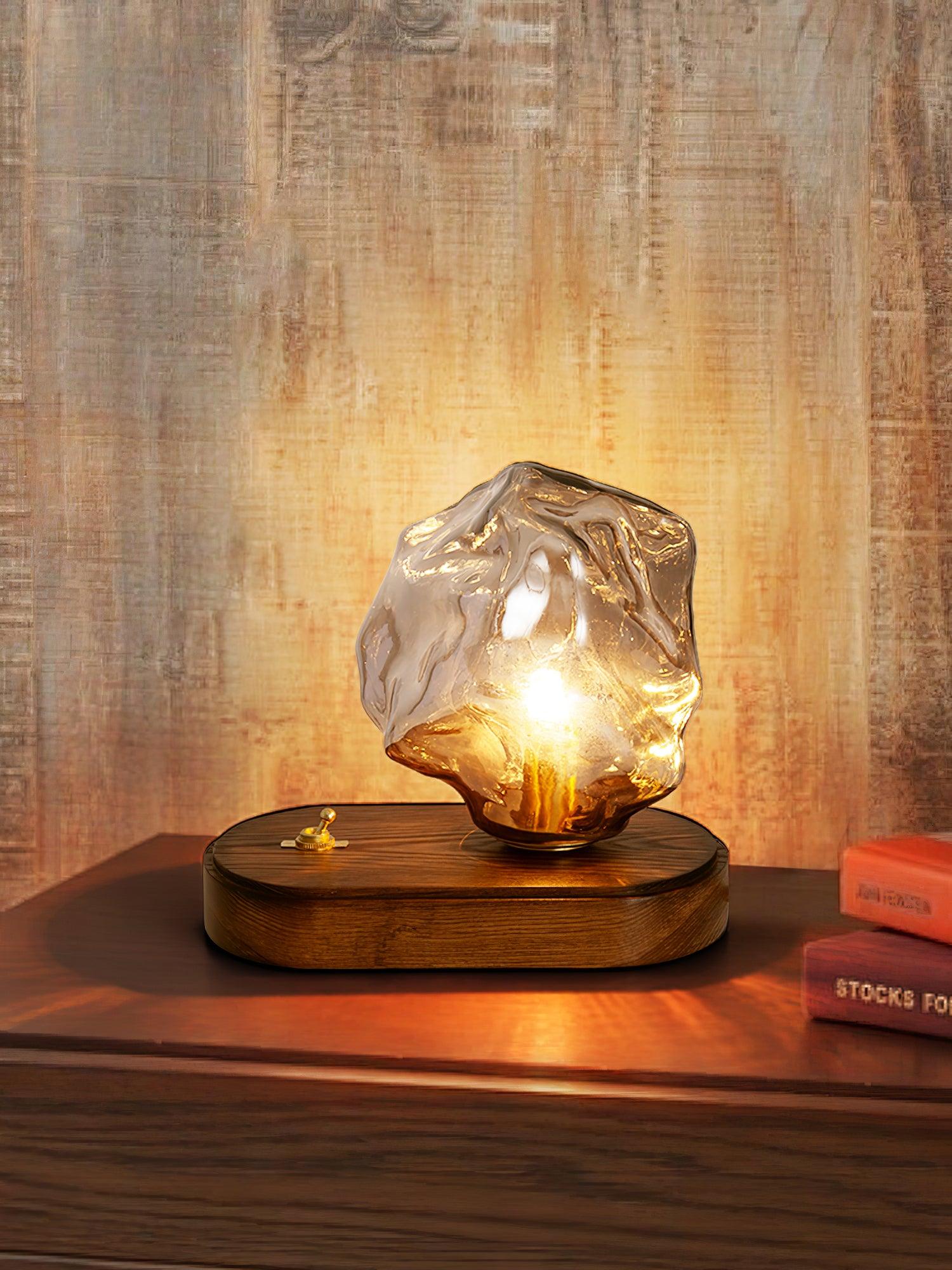Maris Wood Artistic Table Lamp-Neutral Decor