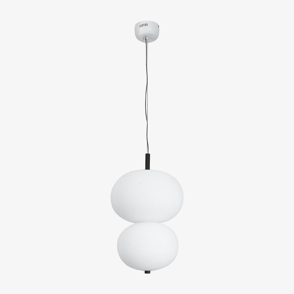 Duality Modern Glass Pendant Light-Neutral Decor