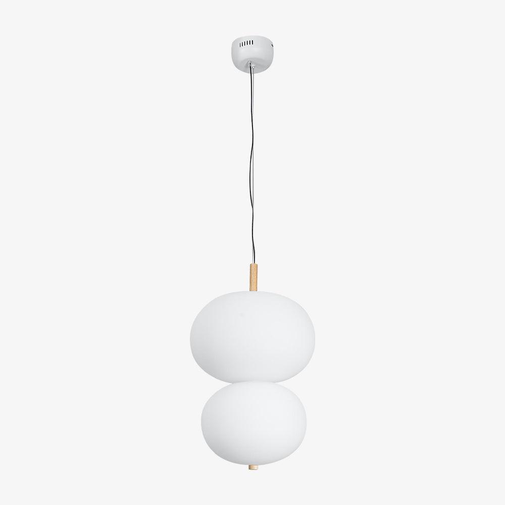 Duality Modern Glass Pendant Light-Neutral Decor