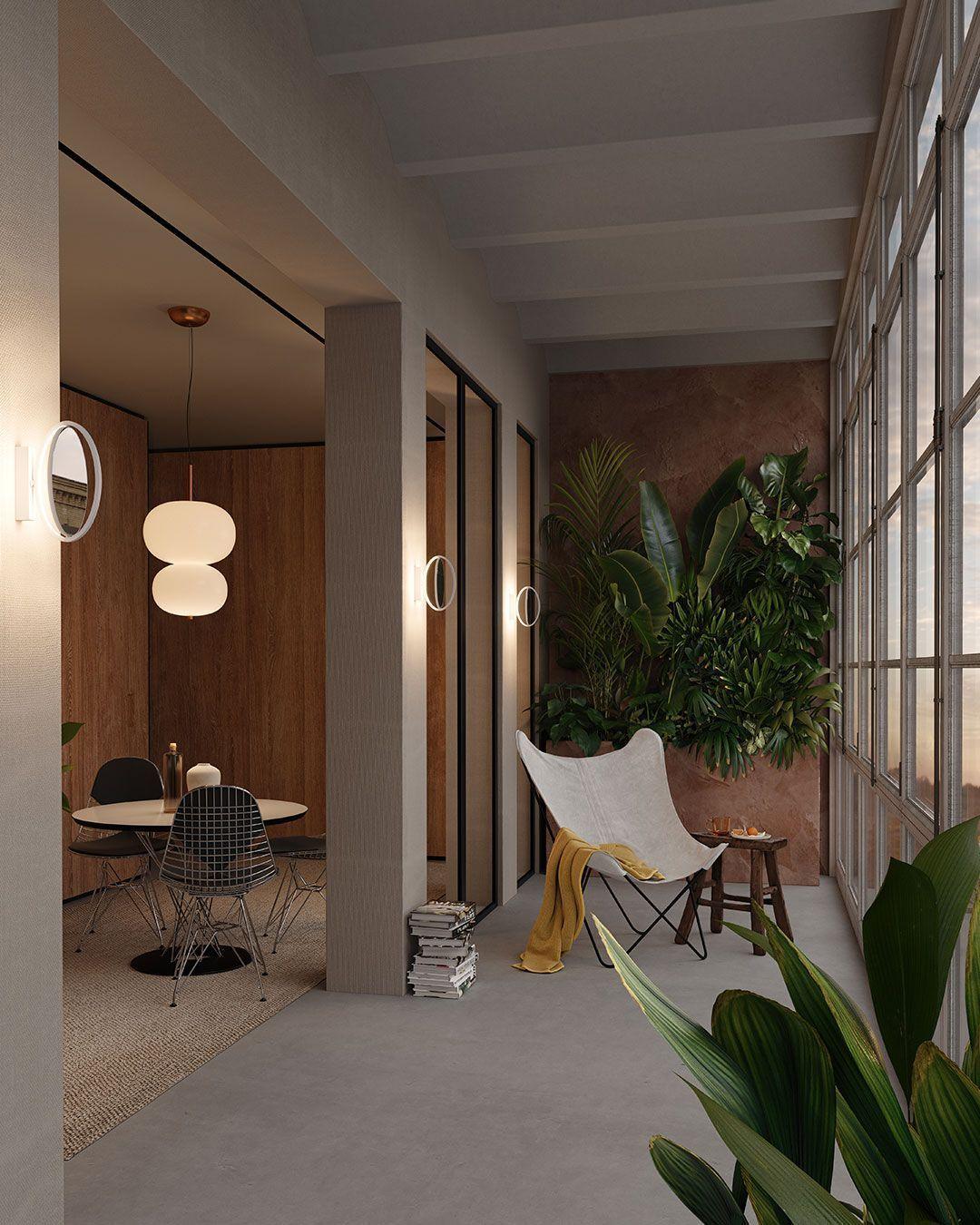 Duality Modern Glass Pendant Light-Neutral Decor