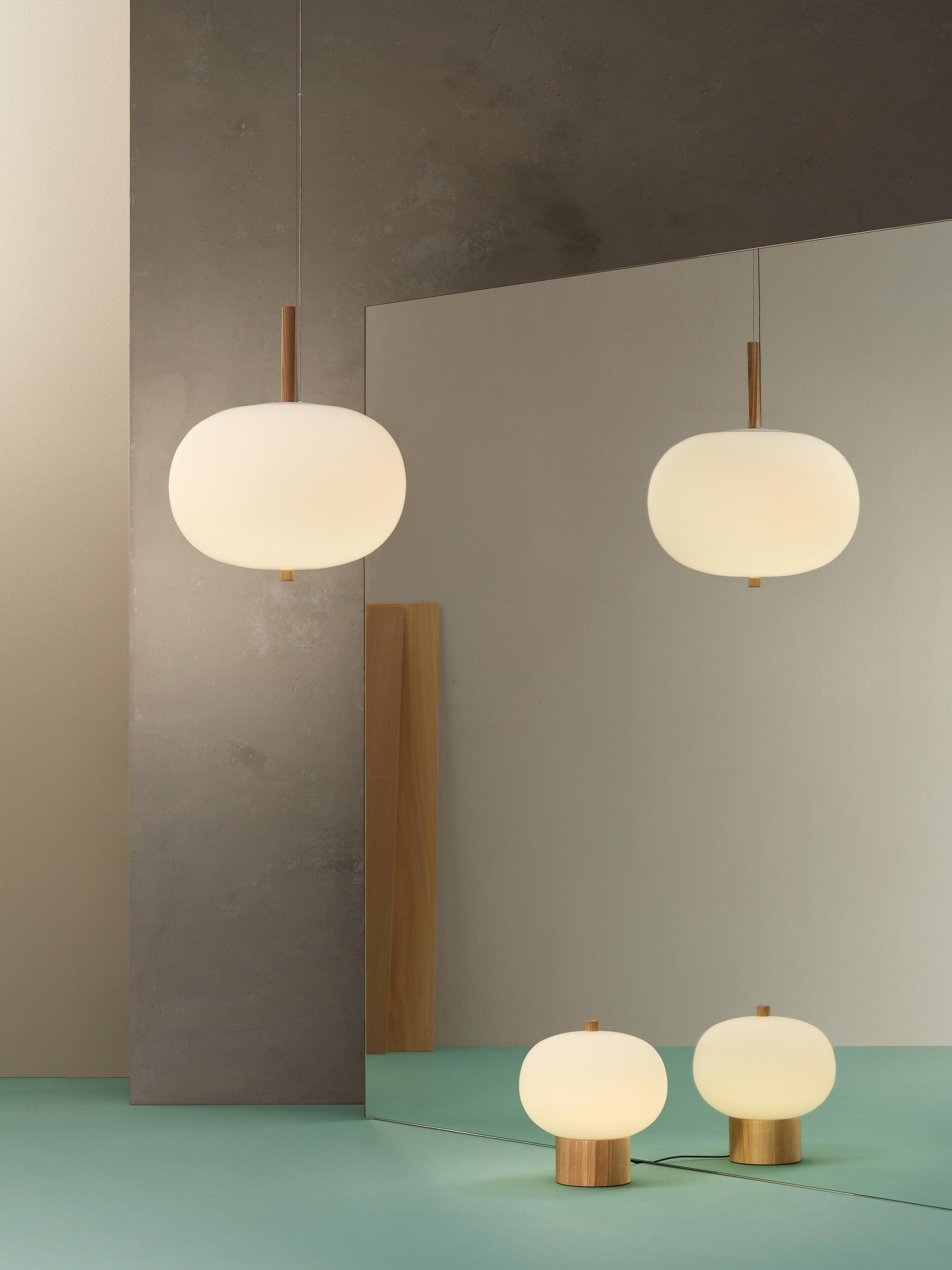 Duality Modern Glass Pendant Light-Neutral Decor