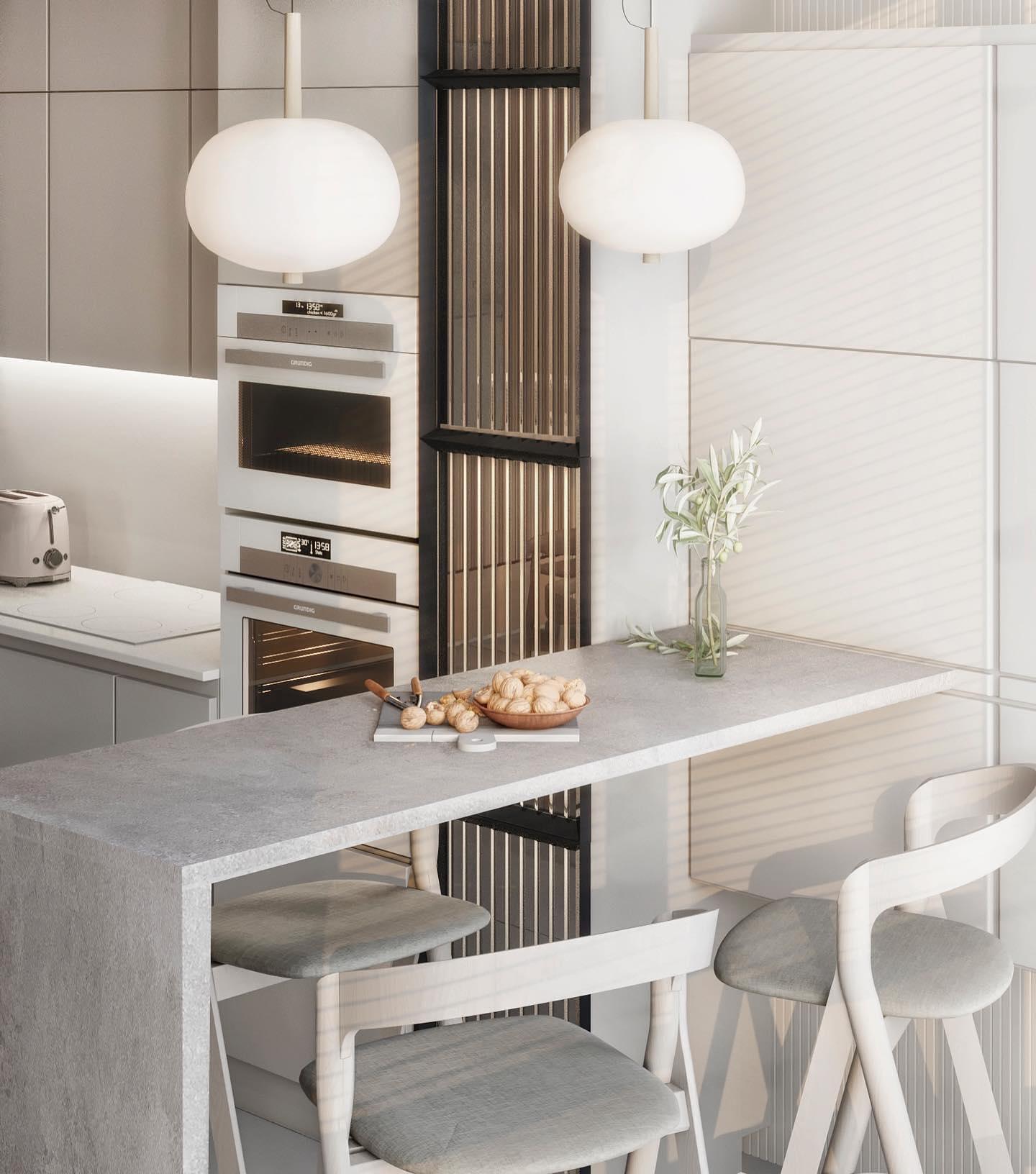 Duality Modern Glass Pendant Light-Neutral Decor