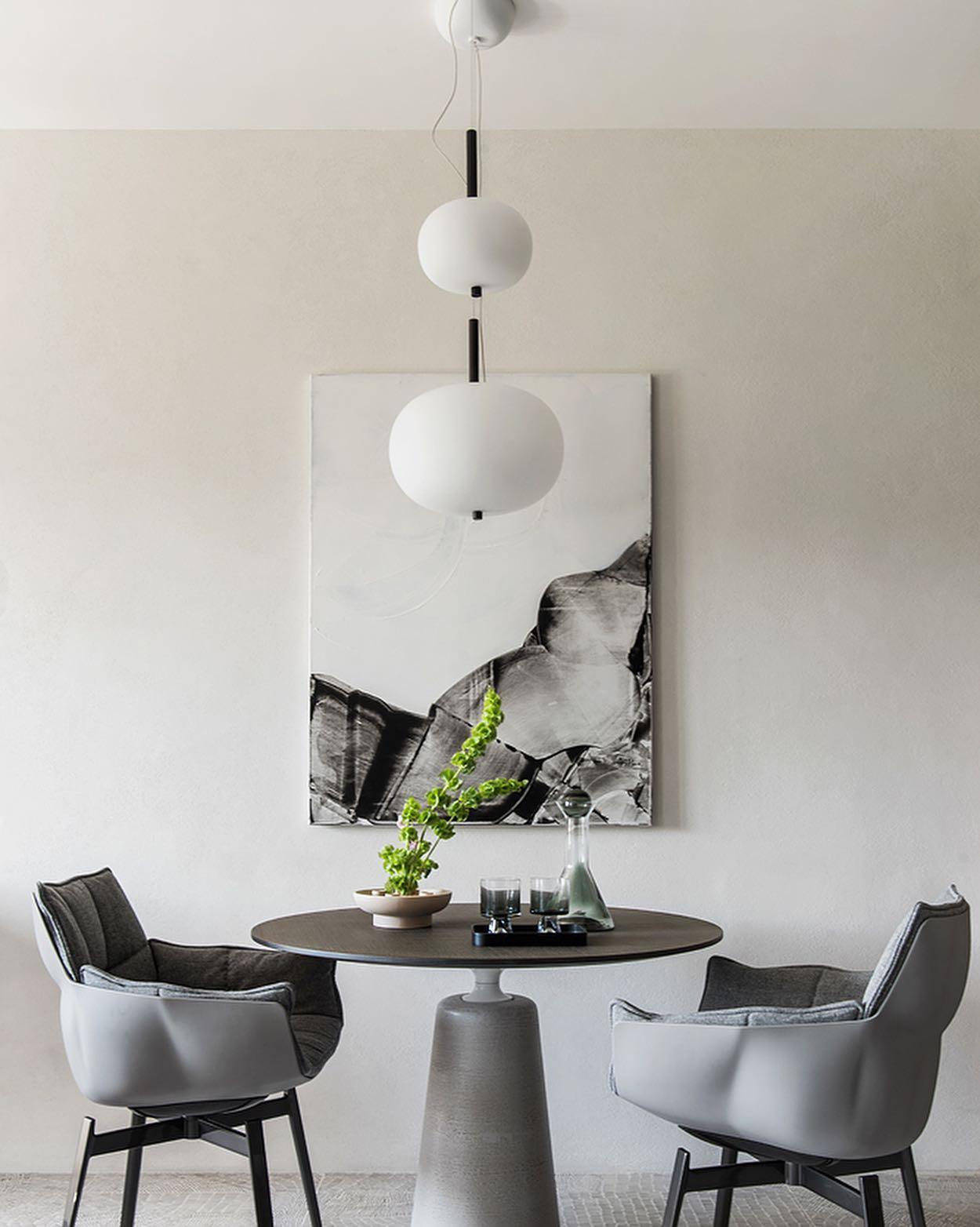 Duality Modern Glass Pendant Light-Neutral Decor
