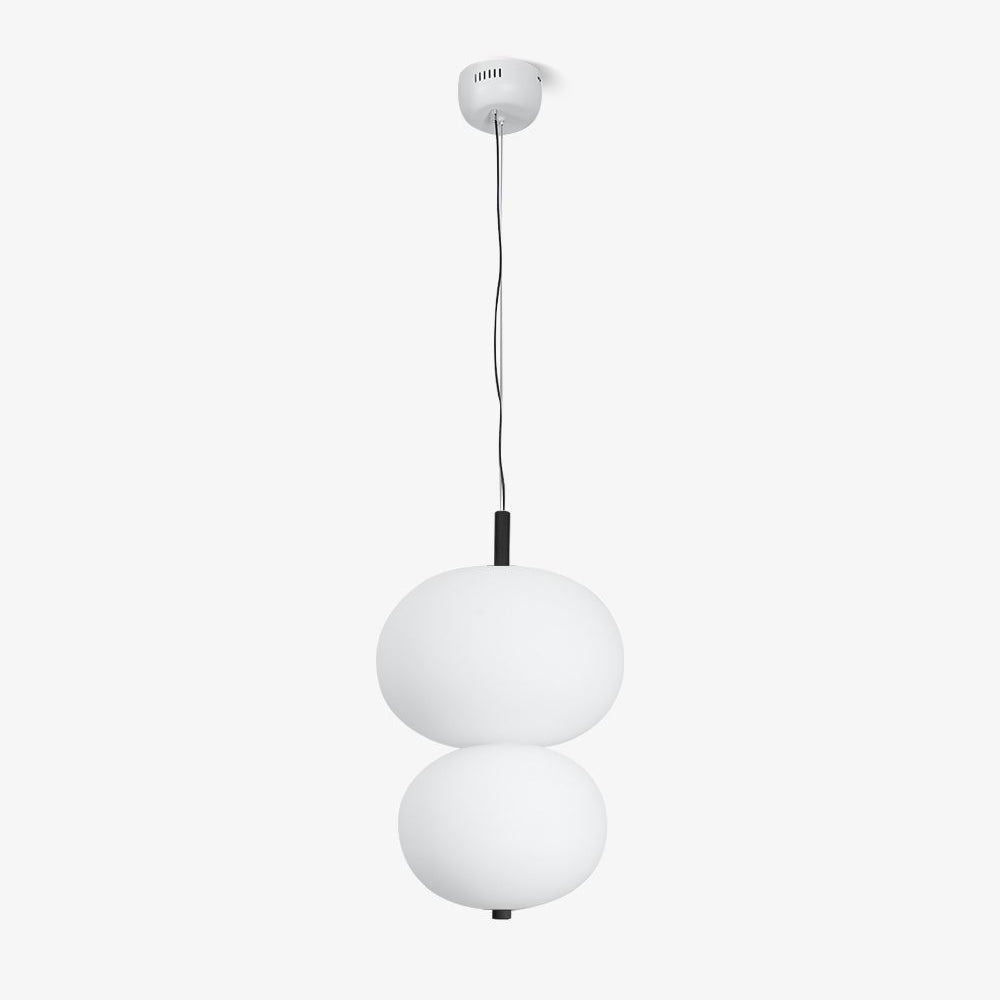 Duality Modern Glass Pendant Light-Neutral Decor