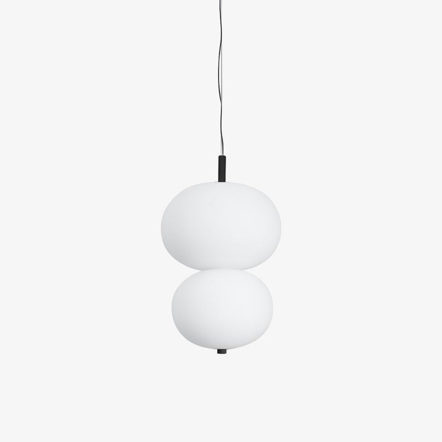 Duality Modern Glass Pendant Light-Neutral Decor